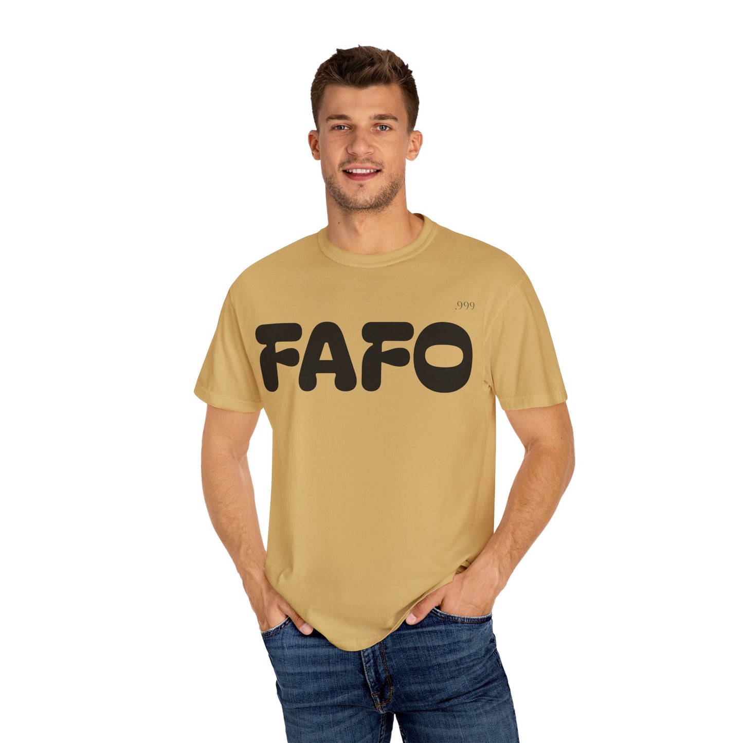 FAFO Unisex Garment-Dyed T-Shirt | Comfortable Casual Tee, Fun Gift for Friends, Everyday Wear, Birthday Surprise, Streetwear Style