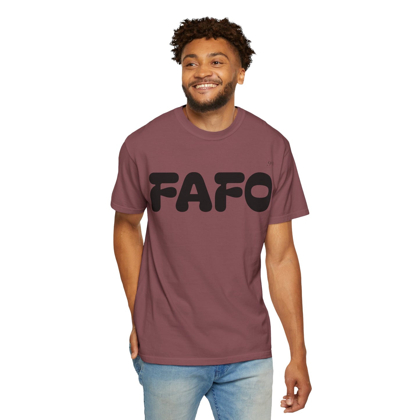 FAFO Unisex Garment-Dyed T-Shirt | Comfortable Casual Tee, Fun Gift for Friends, Everyday Wear, Birthday Surprise, Streetwear Style