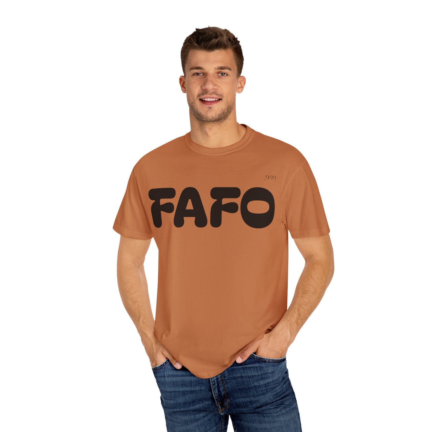 FAFO Unisex Garment-Dyed T-Shirt | Comfortable Casual Tee, Fun Gift for Friends, Everyday Wear, Birthday Surprise, Streetwear Style