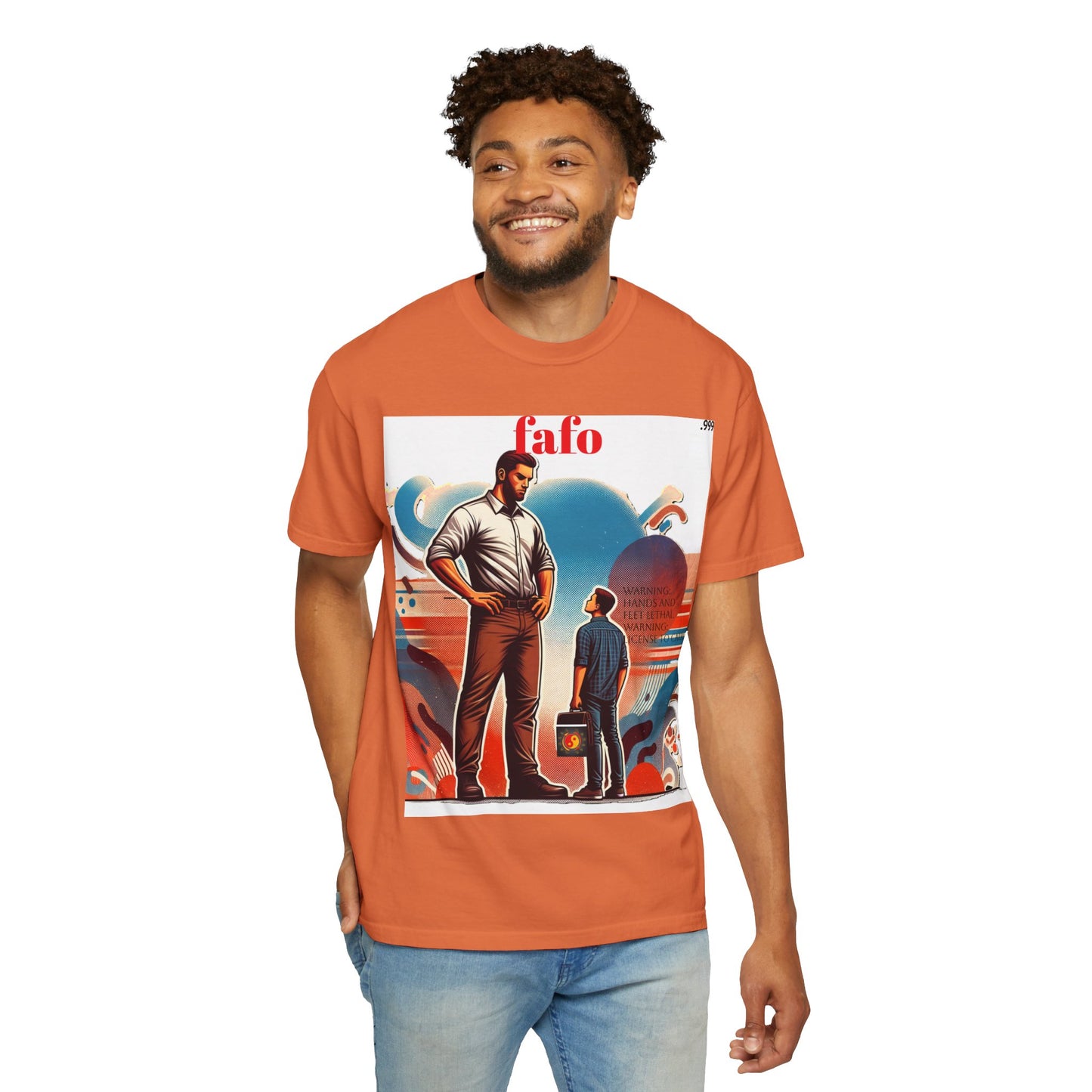 Bold Graphic T-Shirt with 'fafo' Design, Unisex Casual Style, Perfect for Everyday Wear, Gift for Friends, Streetwear Fashion