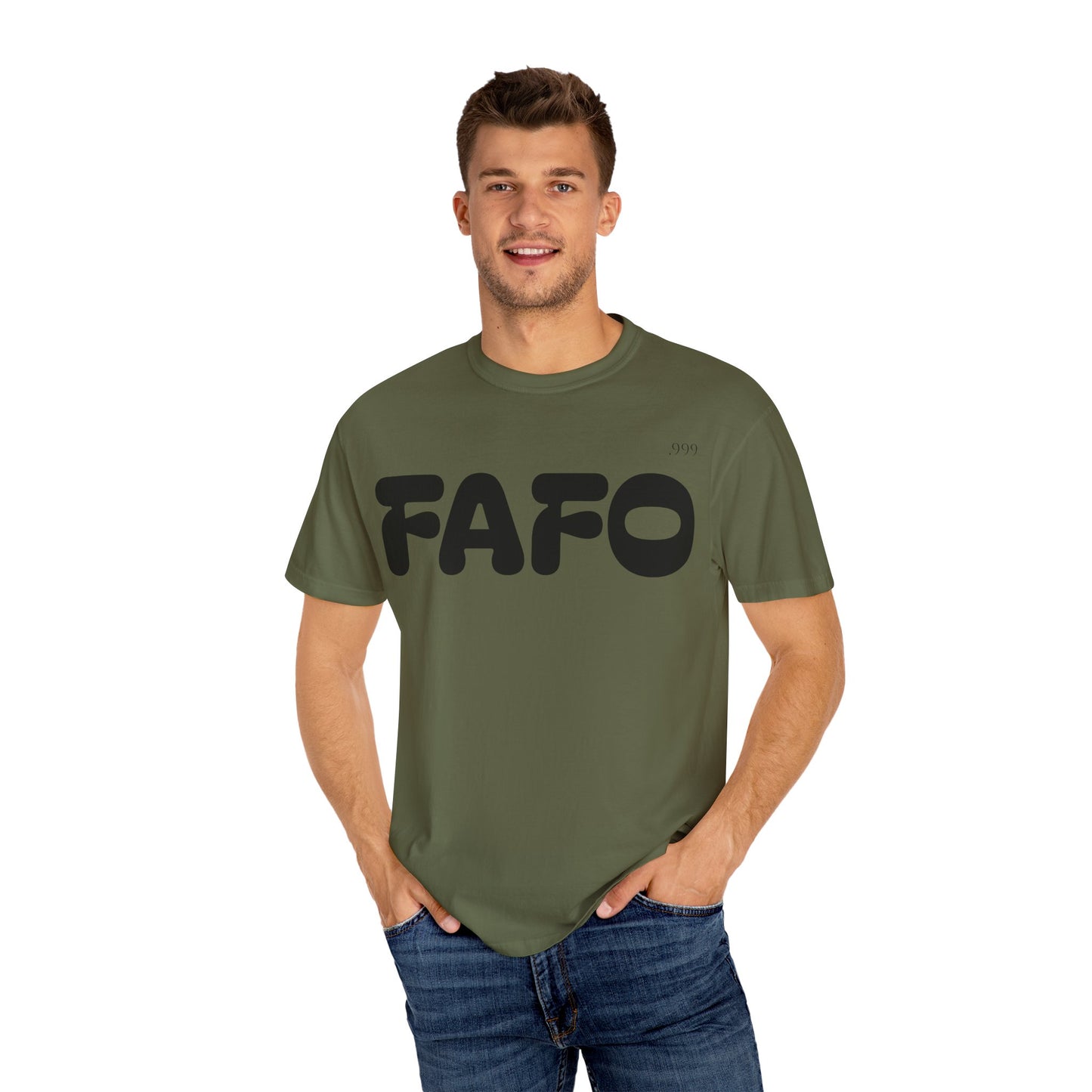 FAFO Unisex Garment-Dyed T-Shirt | Comfortable Casual Tee, Fun Gift for Friends, Everyday Wear, Birthday Surprise, Streetwear Style
