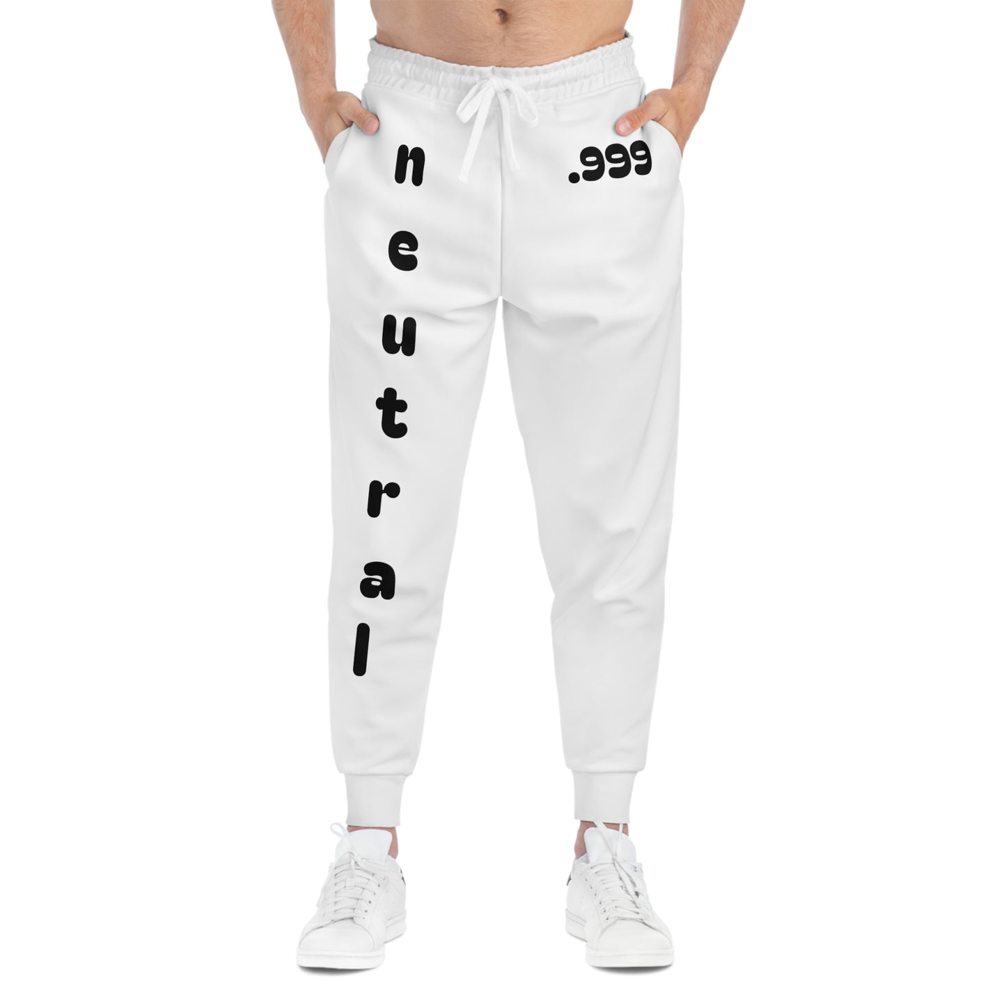 Stylish Neutral Joggers for Athletes, Comfortable Activewear, Trendy Sports Pants, Jogging Bottoms, Gift for Fitness Lovers