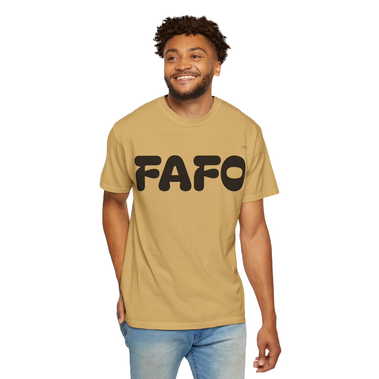 FAFO Unisex Garment-Dyed T-Shirt | Comfortable Casual Tee, Fun Gift for Friends, Everyday Wear, Birthday Surprise, Streetwear Style