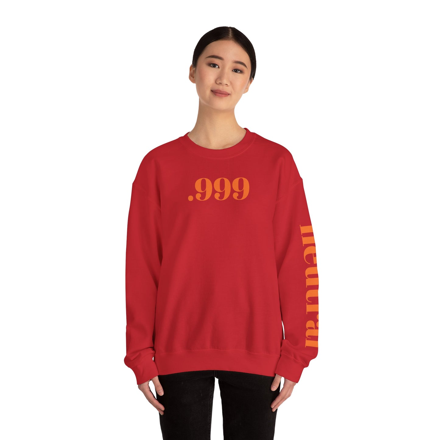 Minimalist Unisex Crewneck Sweatshirt - Casual Comfort for Everyday Wear, Perfect Gift for Friends, Cozy Loungewear, Statement Fashion