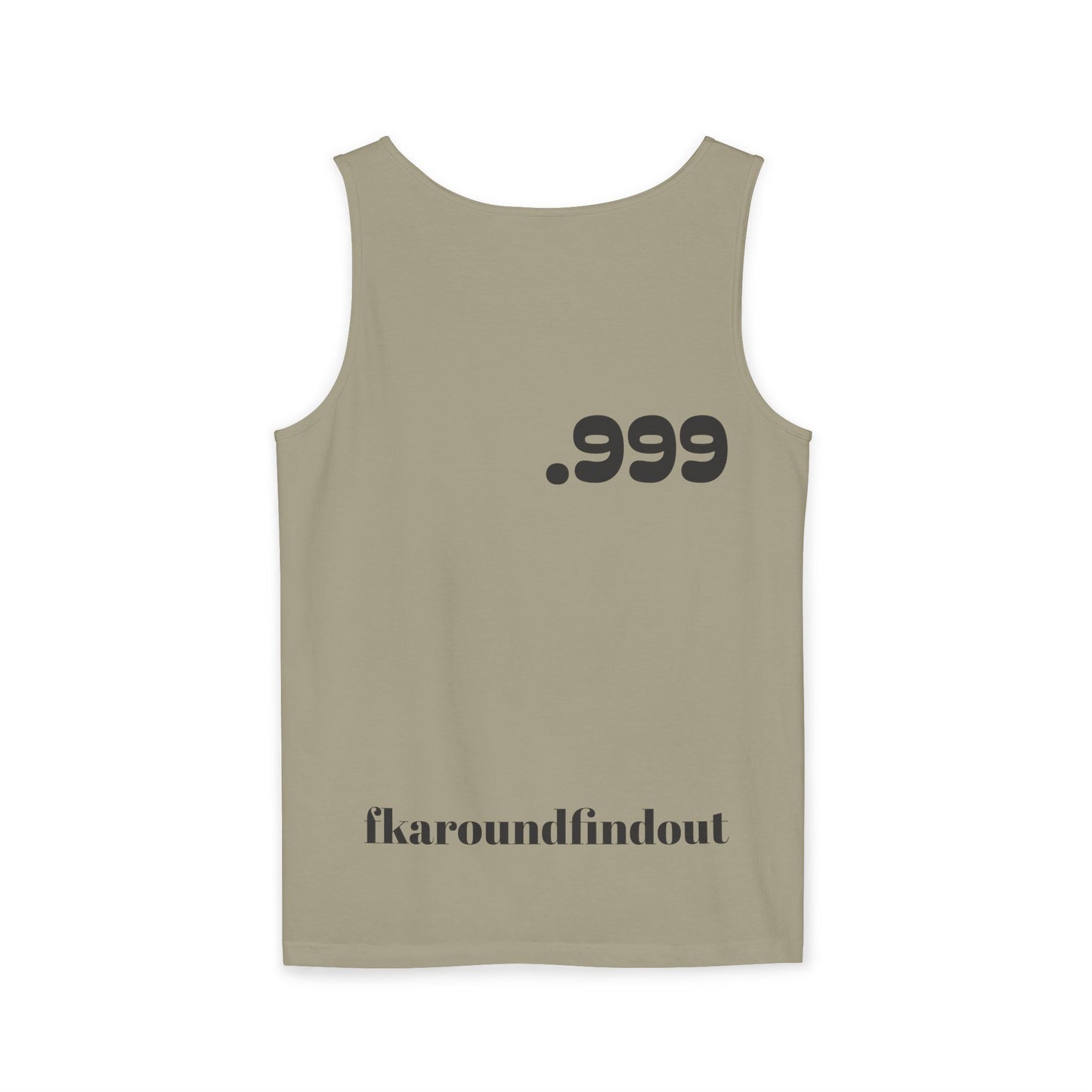 Trendy Unisex Tank Top with FAFO Design, Summer Essential, Casual Wear, Gift for Friends, Beach Outfit
