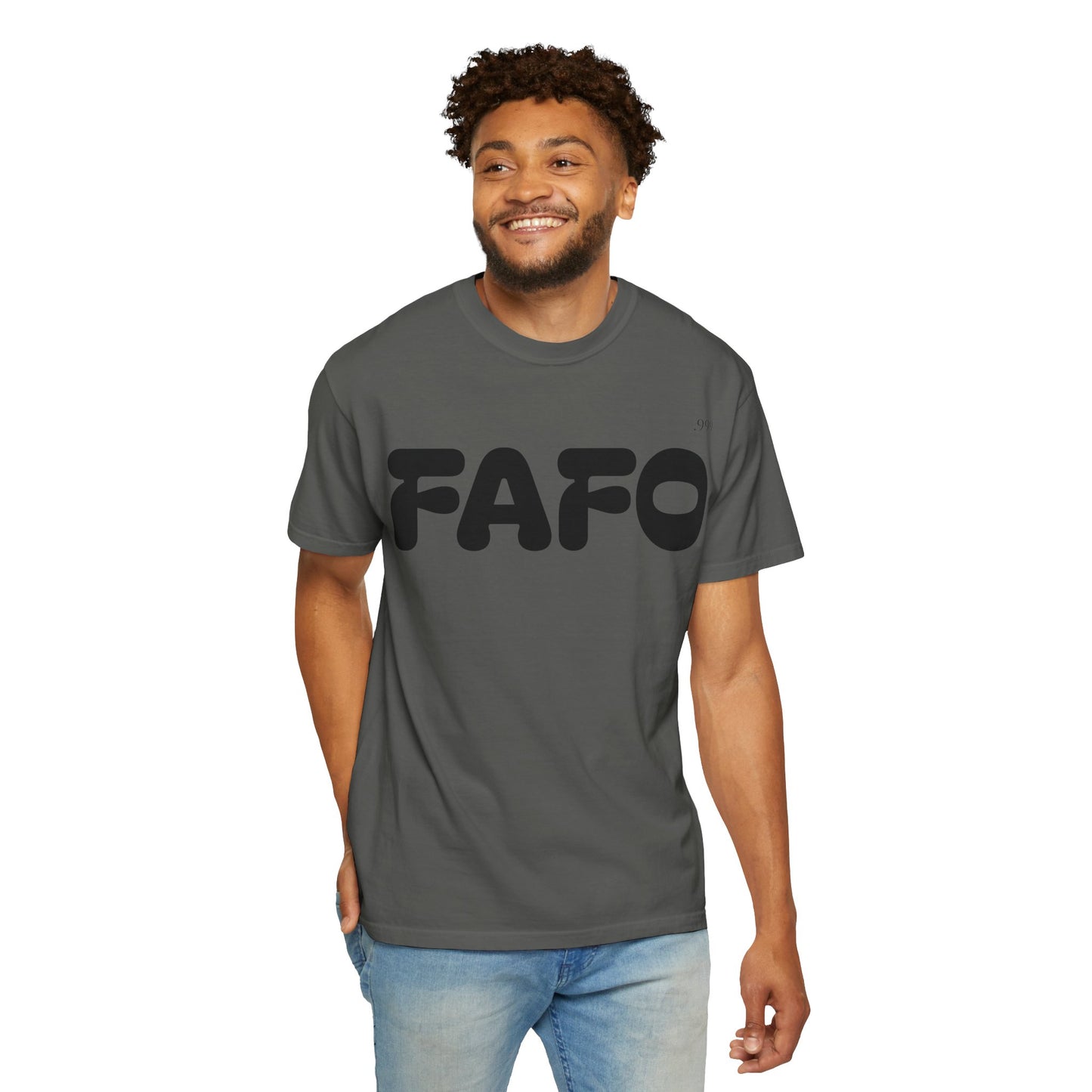 FAFO Unisex Garment-Dyed T-Shirt | Comfortable Casual Tee, Fun Gift for Friends, Everyday Wear, Birthday Surprise, Streetwear Style