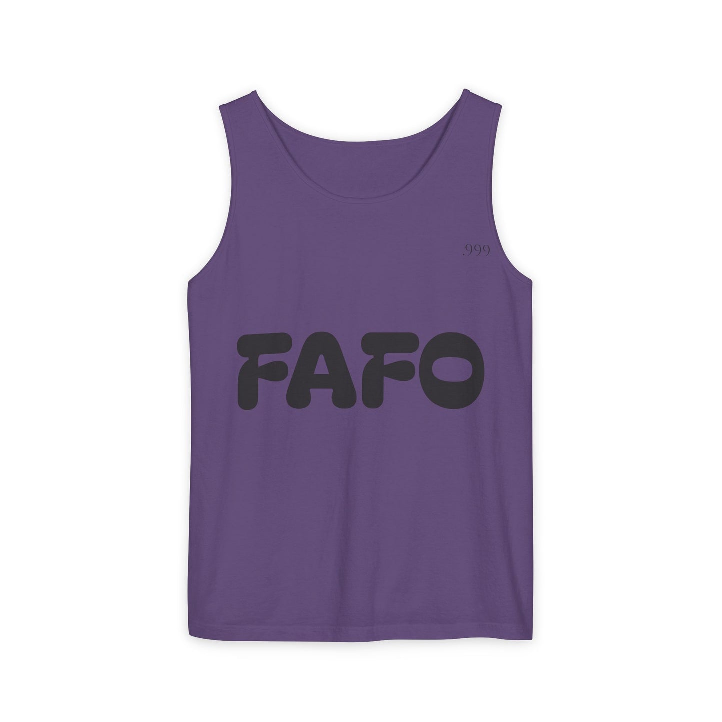 Trendy Unisex Tank Top with FAFO Design, Summer Essential, Casual Wear, Gift for Friends, Beach Outfit