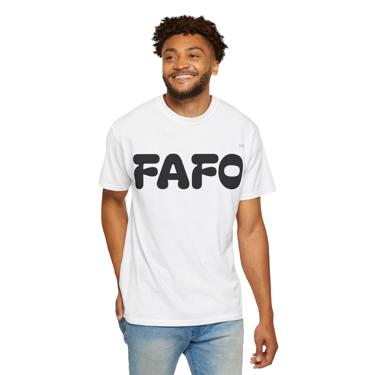 FAFO Unisex Garment-Dyed T-Shirt | Comfortable Casual Tee, Fun Gift for Friends, Everyday Wear, Birthday Surprise, Streetwear Style