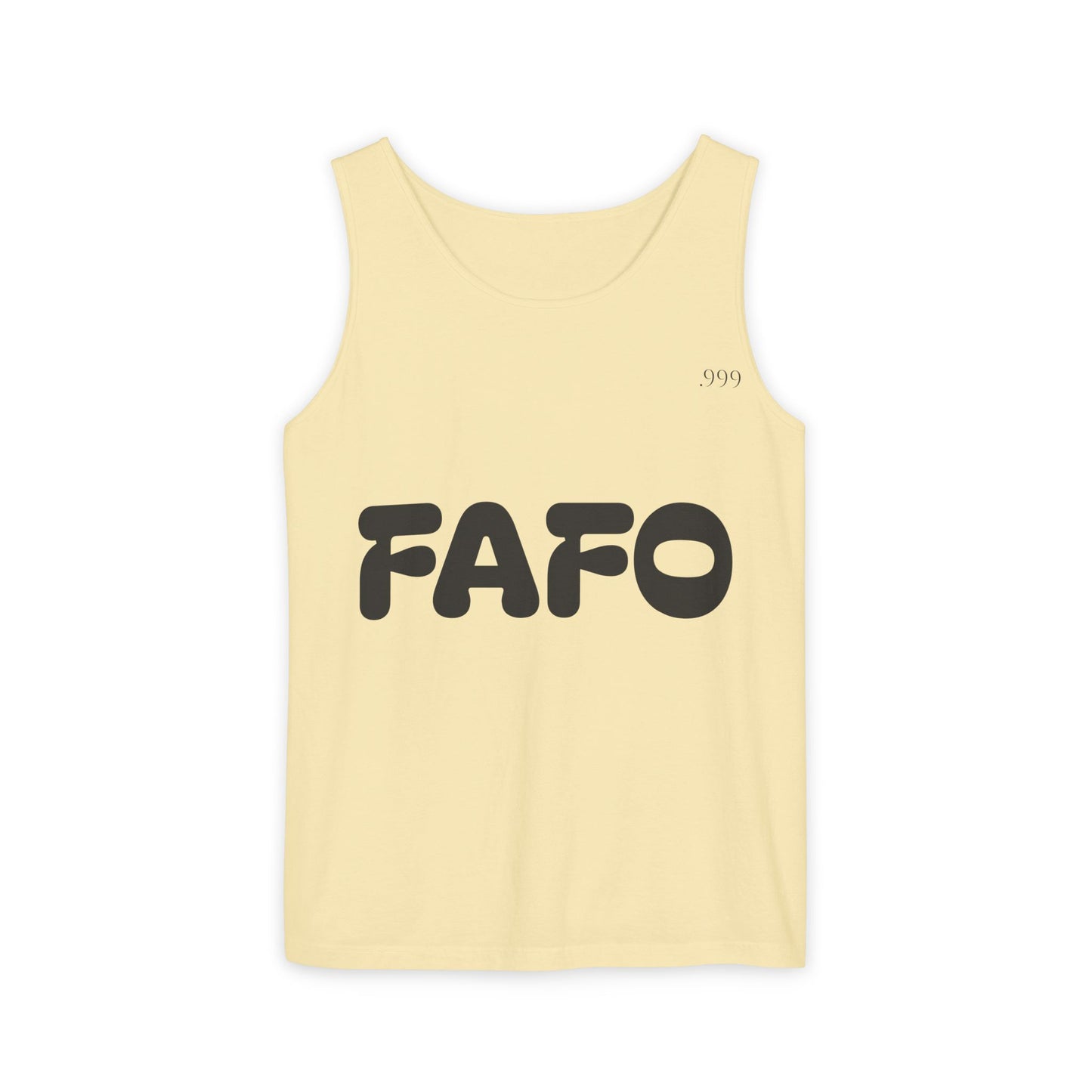 Trendy Unisex Tank Top with FAFO Design, Summer Essential, Casual Wear, Gift for Friends, Beach Outfit