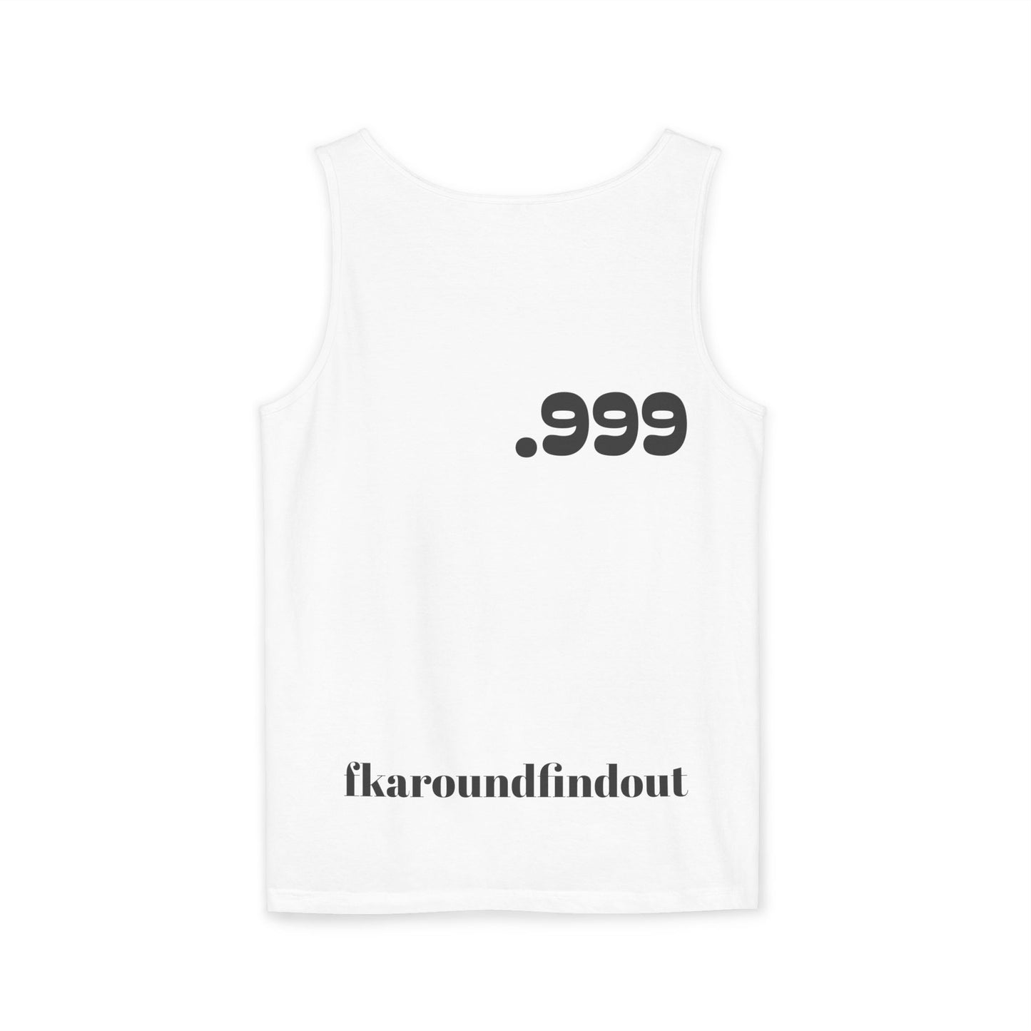 Trendy Unisex Tank Top with FAFO Design, Summer Essential, Casual Wear, Gift for Friends, Beach Outfit