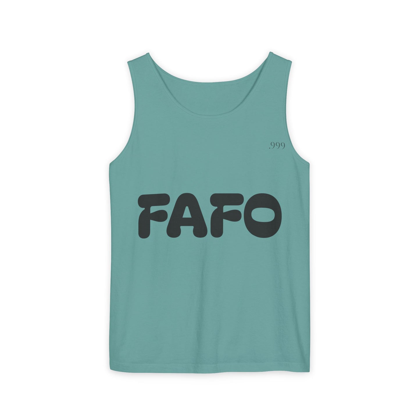 Trendy Unisex Tank Top with FAFO Design, Summer Essential, Casual Wear, Gift for Friends, Beach Outfit