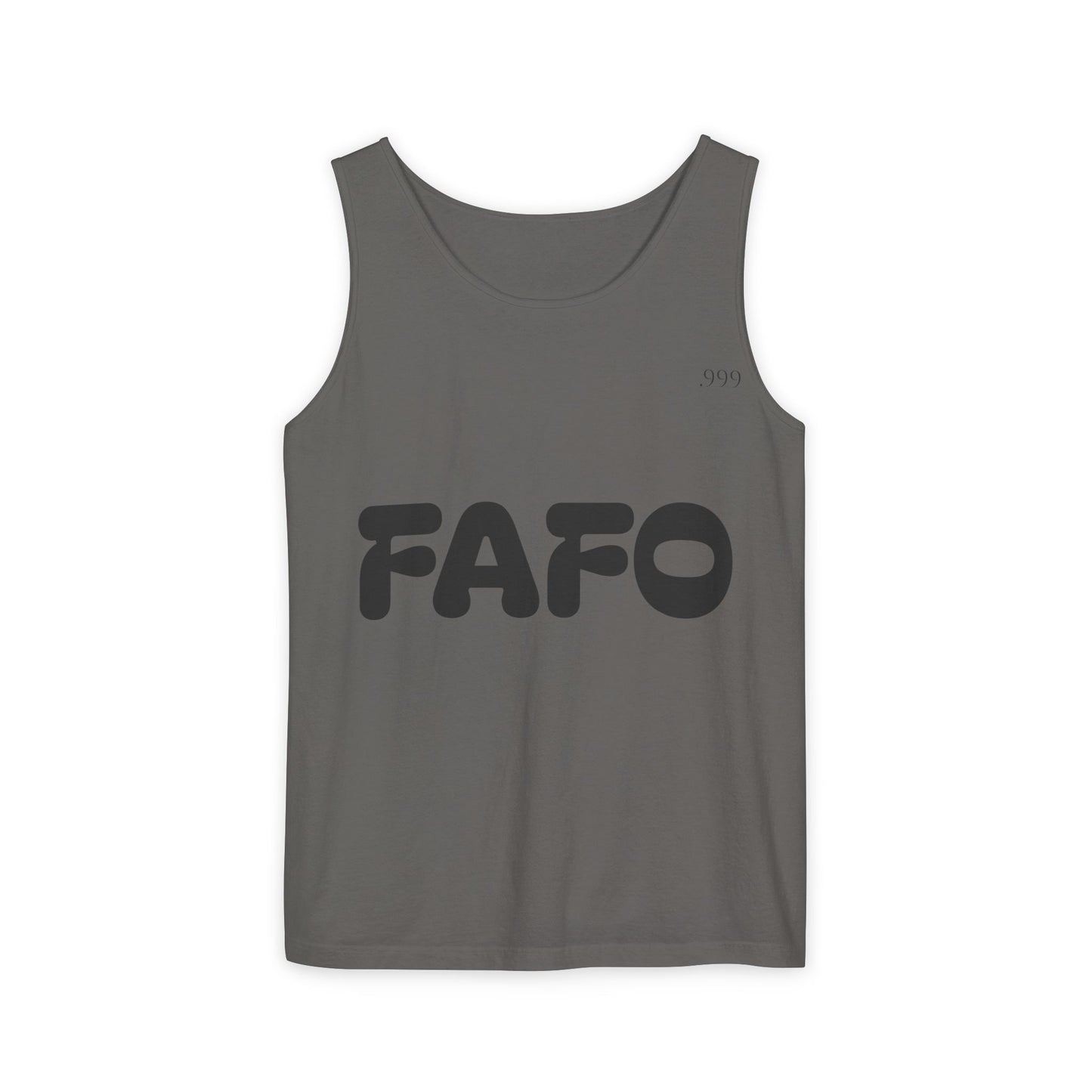 Trendy Unisex Tank Top with FAFO Design, Summer Essential, Casual Wear, Gift for Friends, Beach Outfit