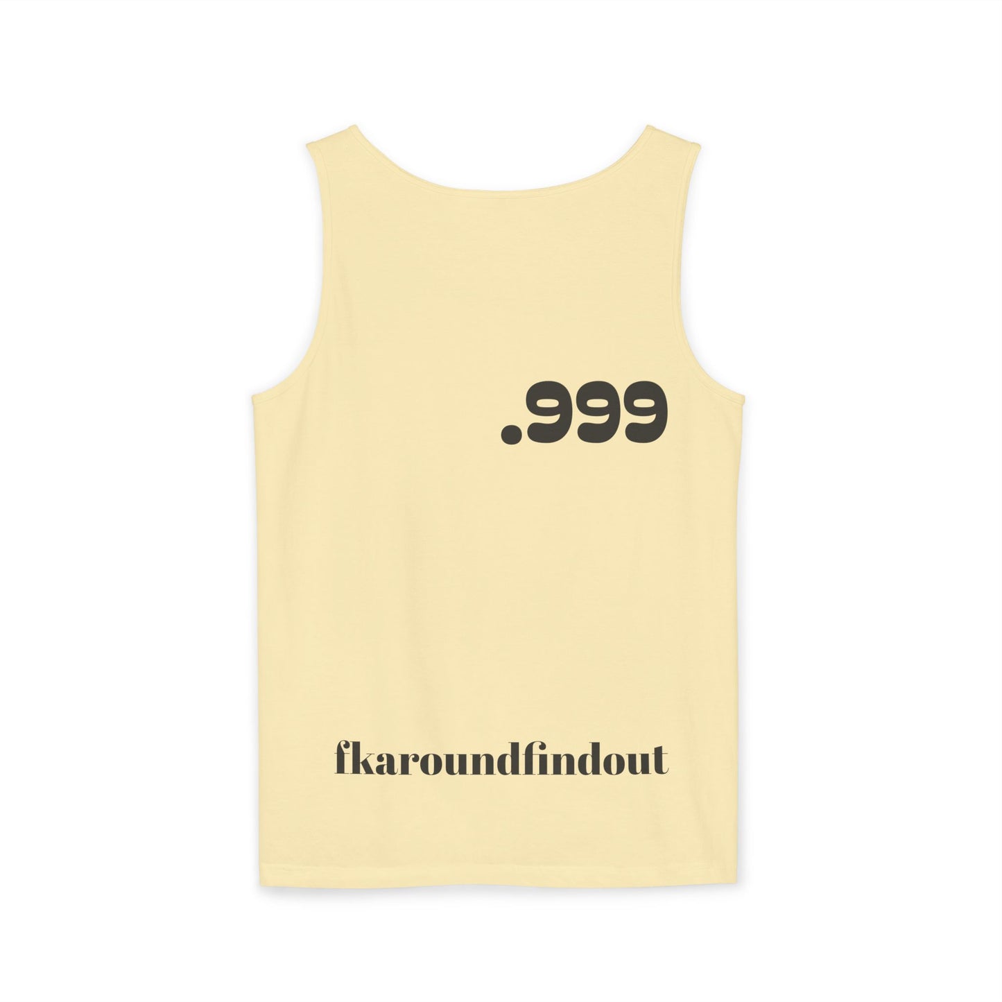 Trendy Unisex Tank Top with FAFO Design, Summer Essential, Casual Wear, Gift for Friends, Beach Outfit