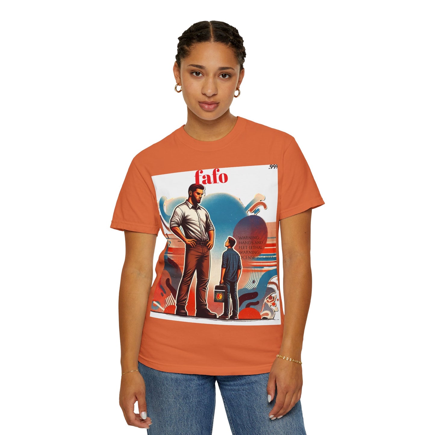 Bold Graphic T-Shirt with 'fafo' Design, Unisex Casual Style, Perfect for Everyday Wear, Gift for Friends, Streetwear Fashion