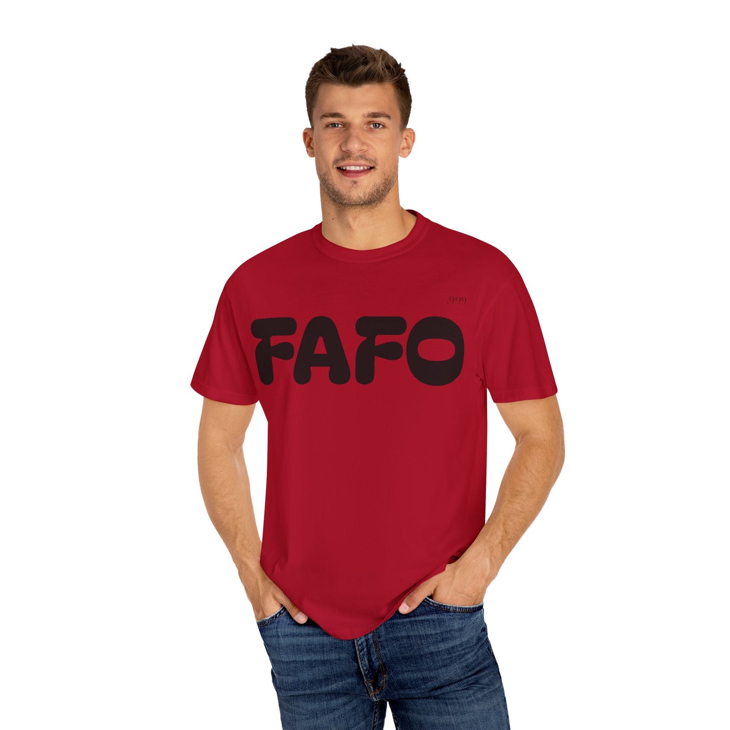 FAFO Unisex Garment-Dyed T-Shirt | Comfortable Casual Tee, Fun Gift for Friends, Everyday Wear, Birthday Surprise, Streetwear Style