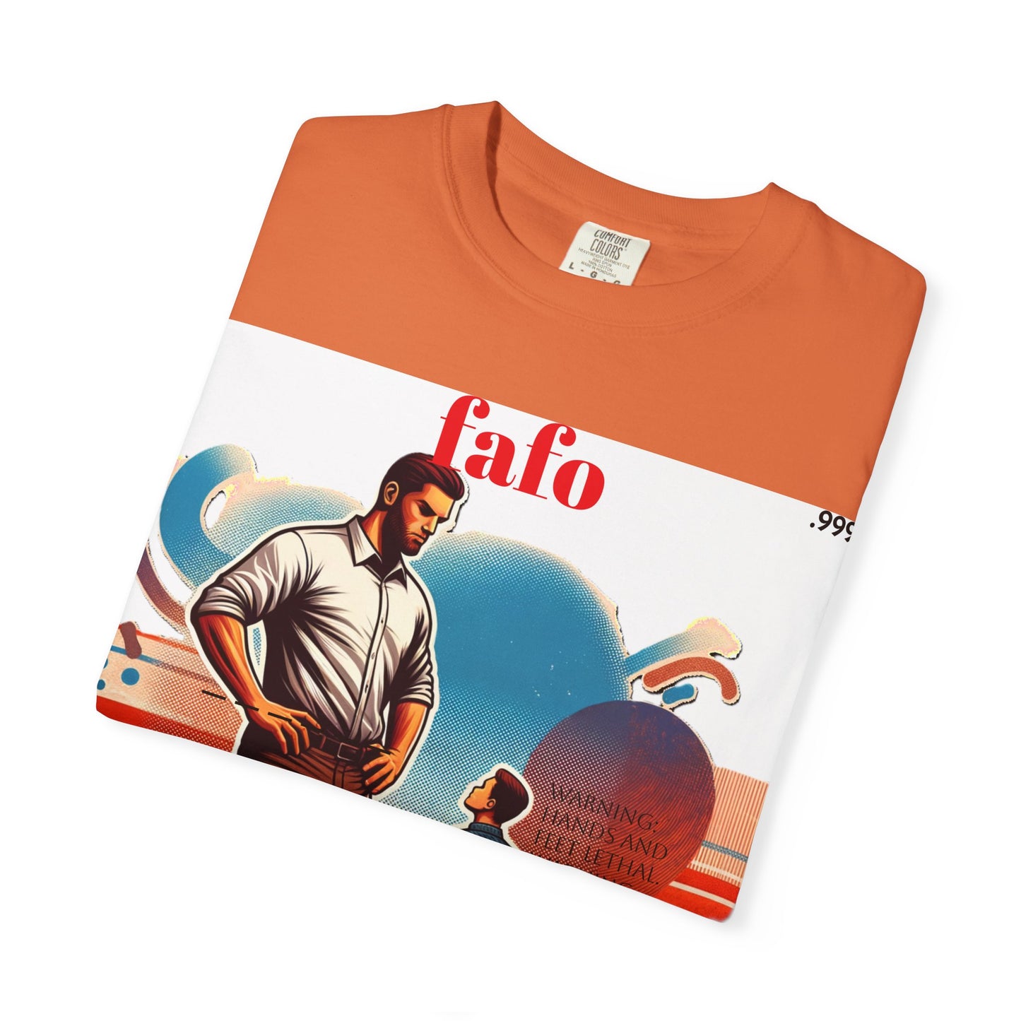 Bold Graphic T-Shirt with 'fafo' Design, Unisex Casual Style, Perfect for Everyday Wear, Gift for Friends, Streetwear Fashion