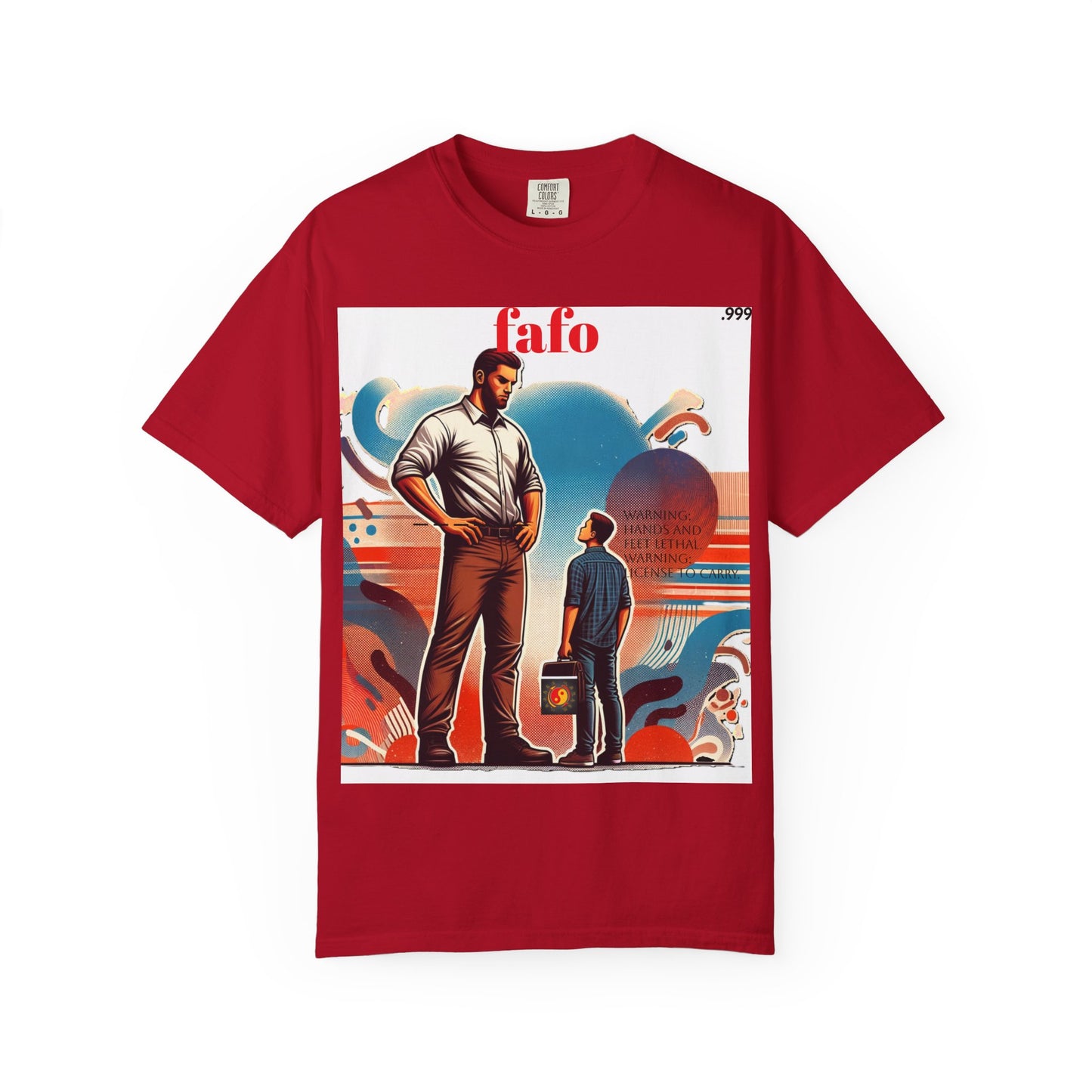 Bold Graphic T-Shirt with 'fafo' Design, Unisex Casual Style, Perfect for Everyday Wear, Gift for Friends, Streetwear Fashion