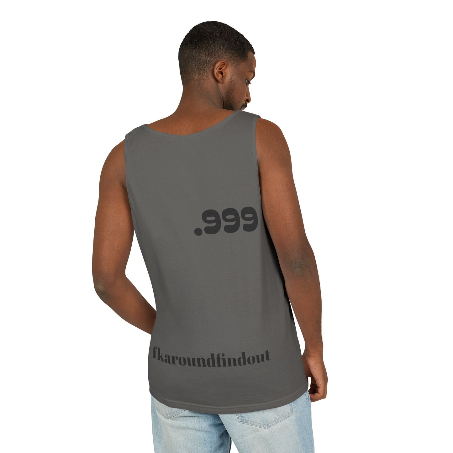 Trendy Unisex Tank Top with FAFO Design, Summer Essential, Casual Wear, Gift for Friends, Beach Outfit