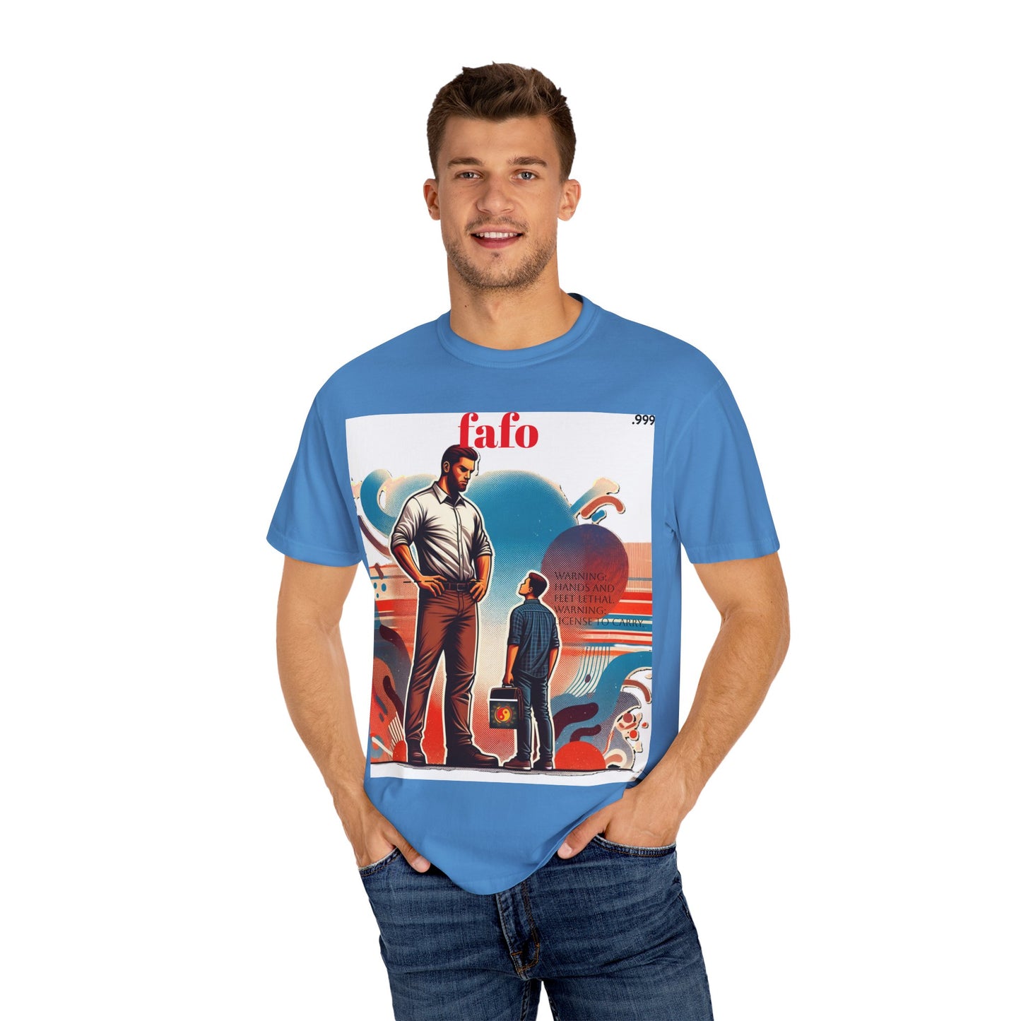 Bold Graphic T-Shirt with 'fafo' Design, Unisex Casual Style, Perfect for Everyday Wear, Gift for Friends, Streetwear Fashion