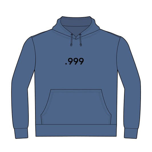 .999 Minimalist Hoodie, Unisex Casual Pullover, Comfortable Streetwear, Gift for Men and Women, Perfect for Every Occasion