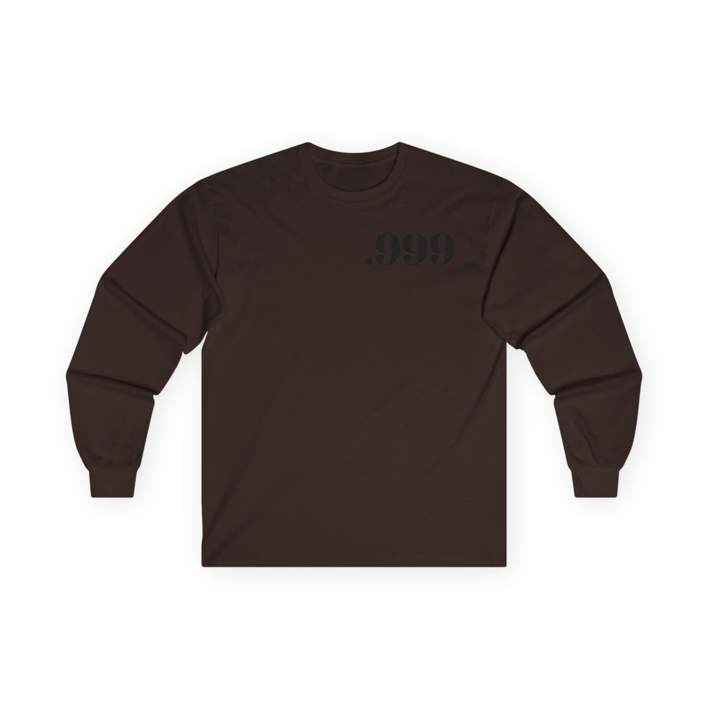Minimalist Long Sleeve Tee with .999 Design - Casual Wear, Gift for Trendsetters, Unisex Everyday Tee, Perfect for Layering, Ideal for [...]
