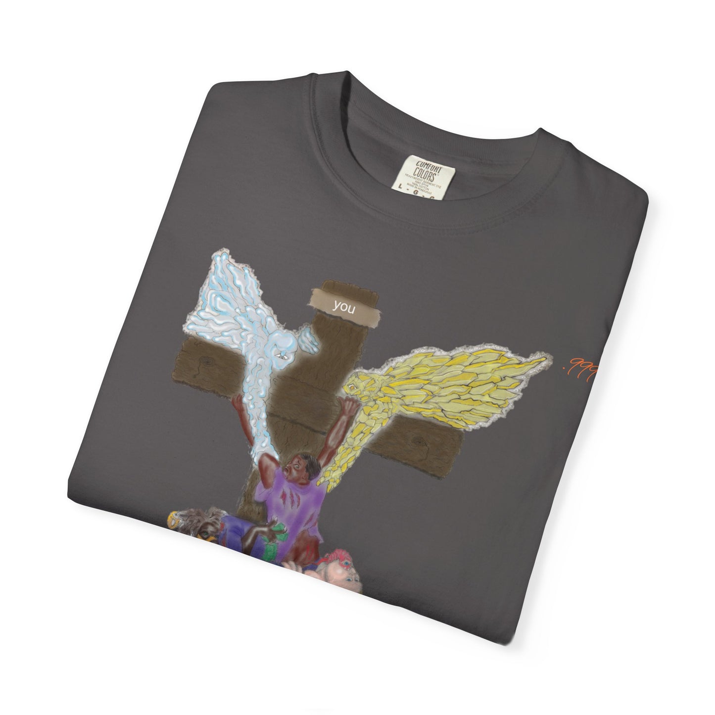 Spiritual Art T-shirt - Unique Garment-Dyed Tee for Self-Expression, Casual Wear, Gifts for Art Lovers, Street Style Fashion, [...]