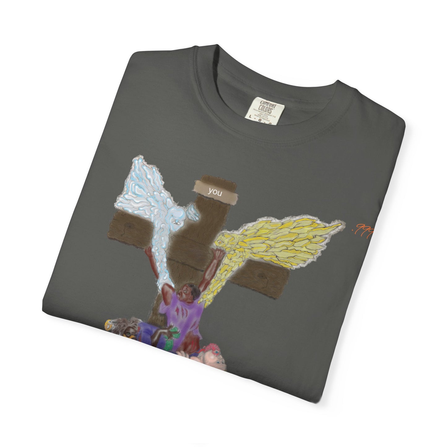 Spiritual Art T-shirt - Unique Garment-Dyed Tee for Self-Expression, Casual Wear, Gifts for Art Lovers, Street Style Fashion, [...]