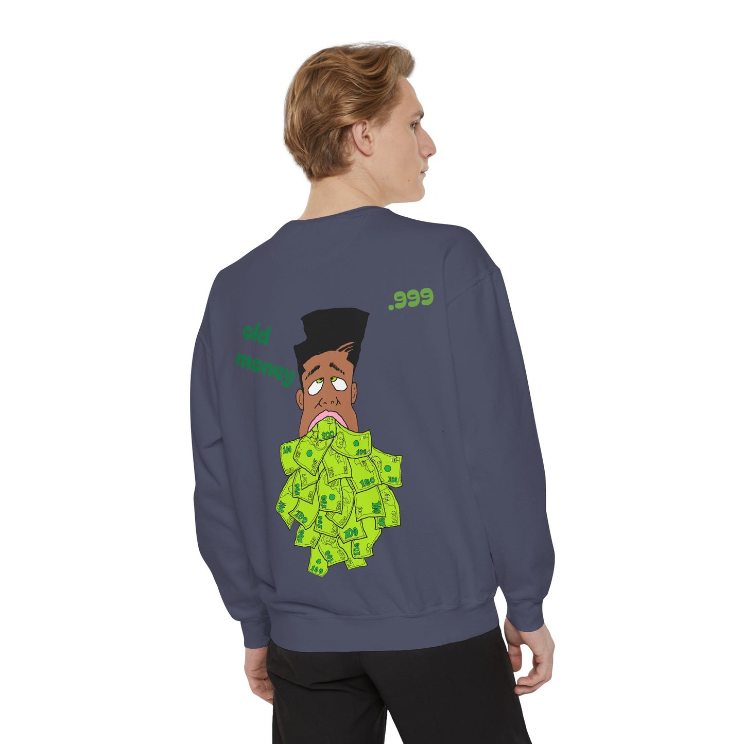 Old Money Vibe Unisex Sweatshirt, Vintage Graphic Sweater, Streetwear Fashion, Cozy Gift for Him/Her, Comfy Layering Piece