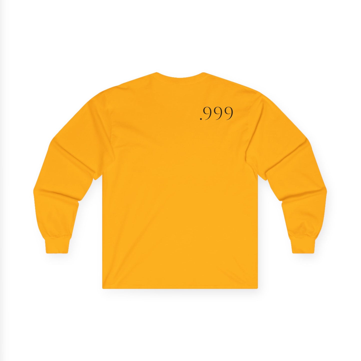 Minimalist Long Sleeve Tee with .999 Design - Casual Wear, Gift for Trendsetters, Unisex Everyday Tee, Perfect for Layering, Ideal for [...]