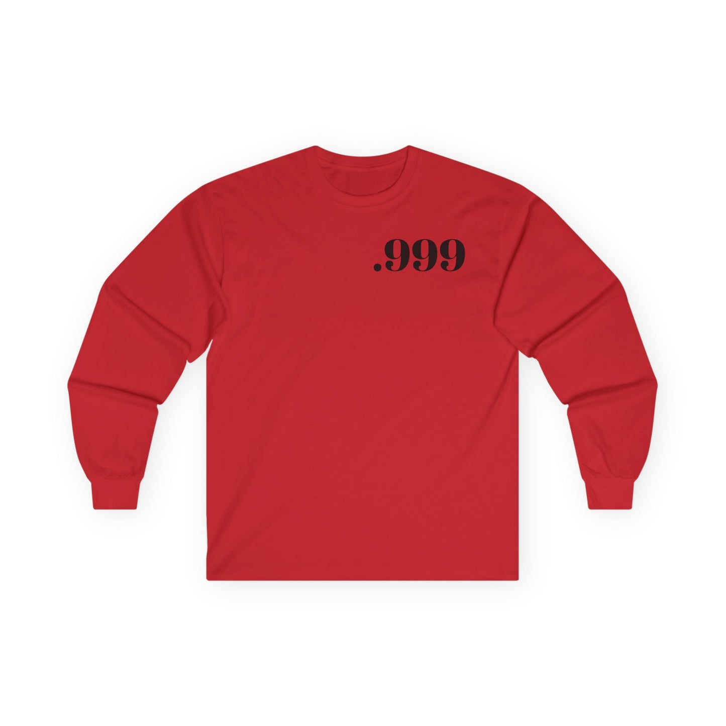 Minimalist Long Sleeve Tee with .999 Design - Casual Wear, Gift for Trendsetters, Unisex Everyday Tee, Perfect for Layering, Ideal for [...]