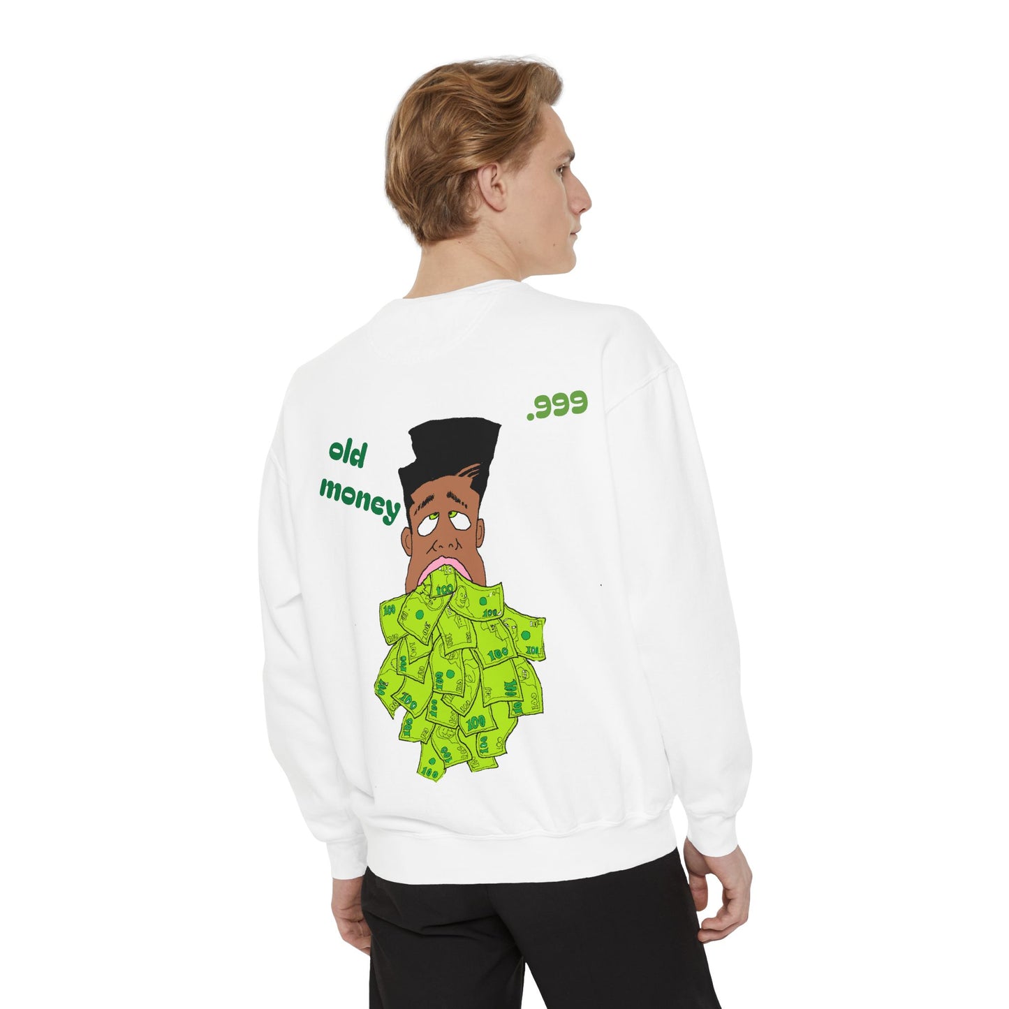 Old Money Vibe Unisex Sweatshirt, Vintage Graphic Sweater, Streetwear Fashion, Cozy Gift for Him/Her, Comfy Layering Piece