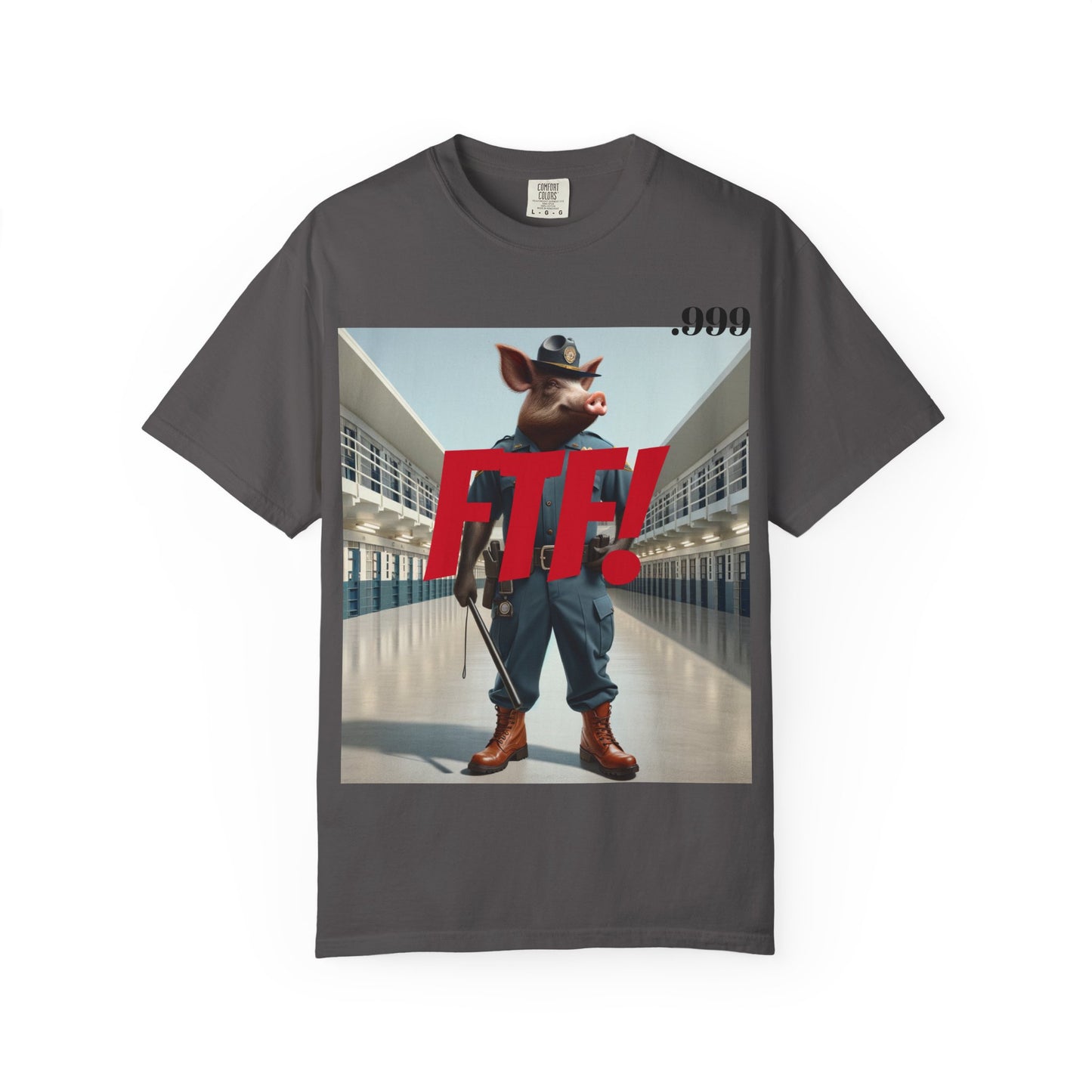 FTF! Unisex Garment-Dyed Tee - Bold Graphic Shirt for Trendsetters, Casual Wear, Gift for Friends, Street Style, Unique Wardrobe Must-Have