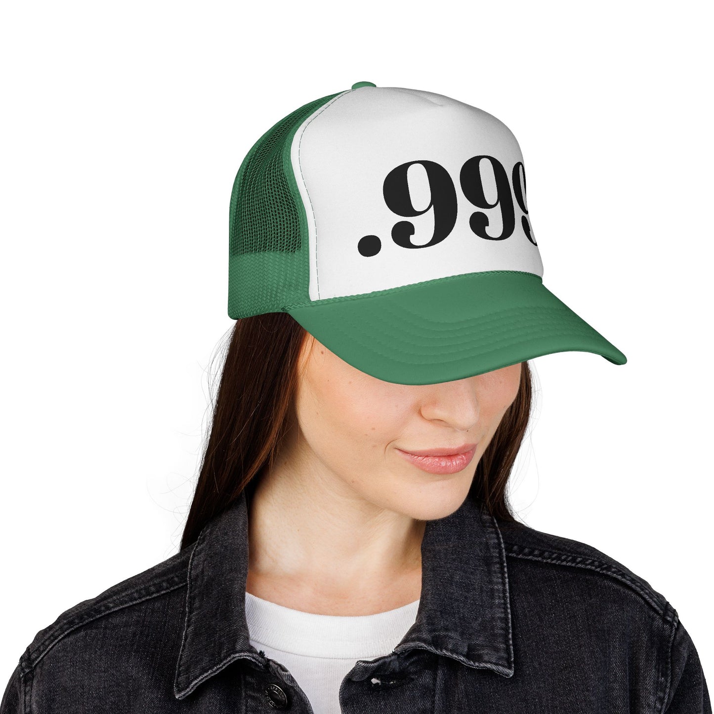 .999 Trucker Cap - Cool Casual Hat, Unique Gift for Dads, Summer BBQ, Outdoor Adventures, Statement Accessory