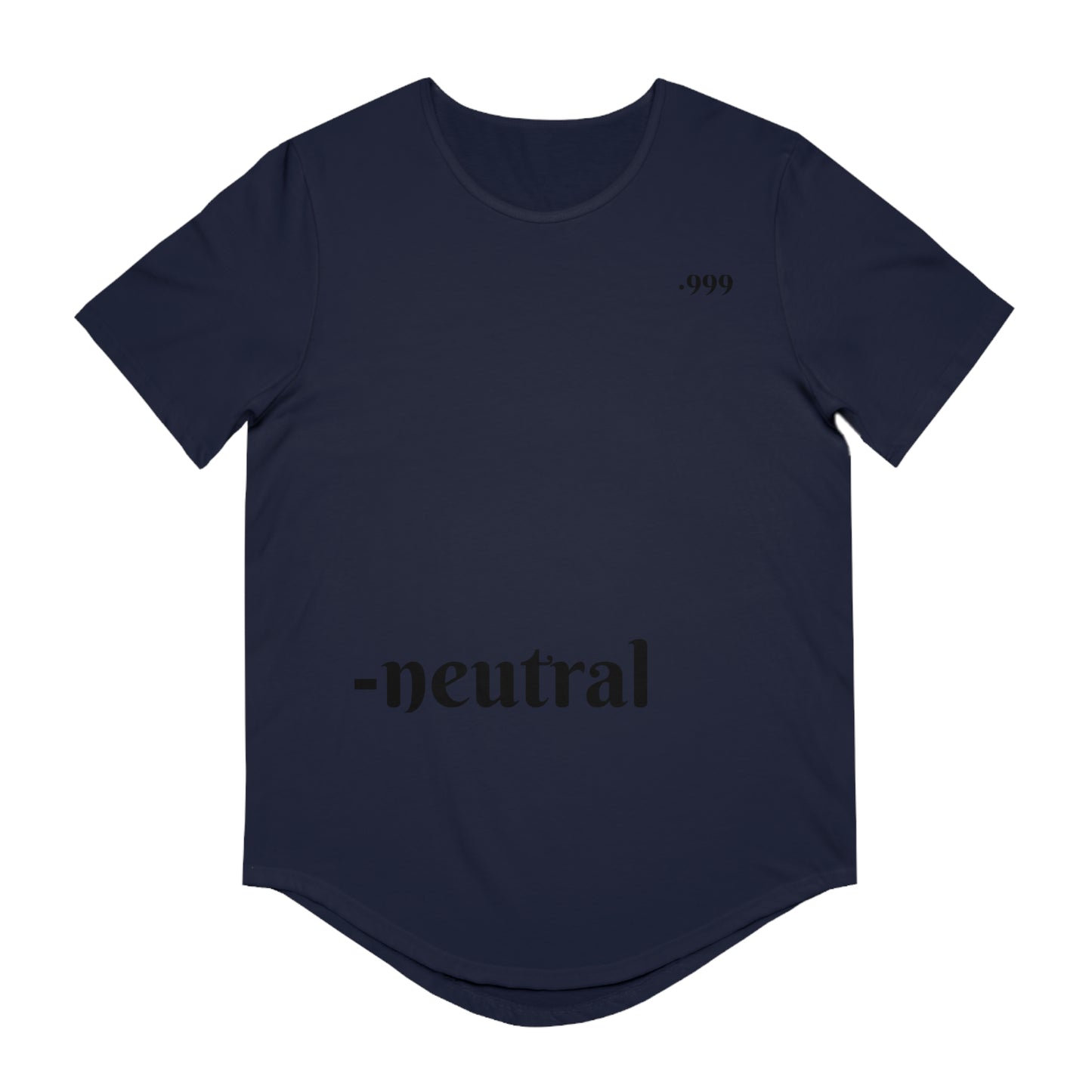 Men's Curved Hem Tee - Neutral Vibe, Stylish Casual Wear, Streetwear Essential, Perfect for Everyday or Special Occasions, Minimalist [...]