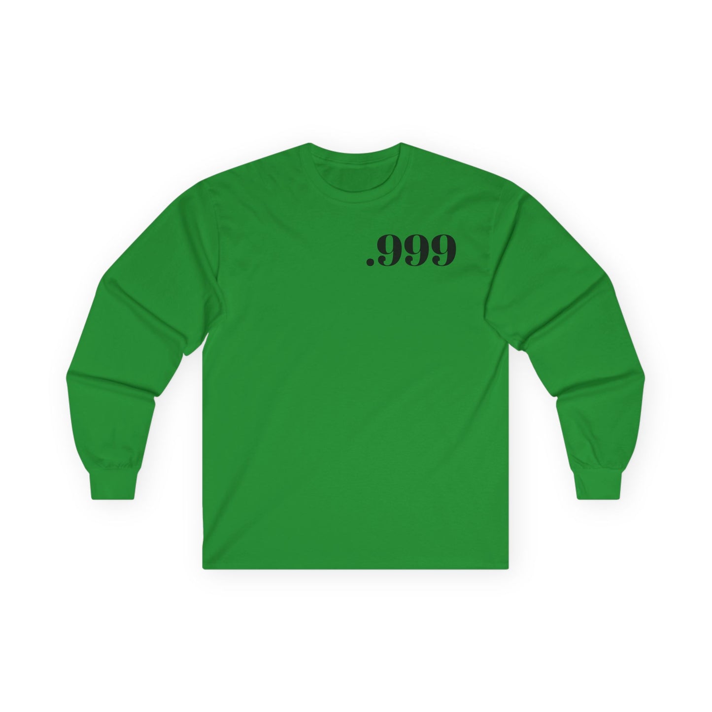 Minimalist Long Sleeve Tee with .999 Design - Casual Wear, Gift for Trendsetters, Unisex Everyday Tee, Perfect for Layering, Ideal for [...]