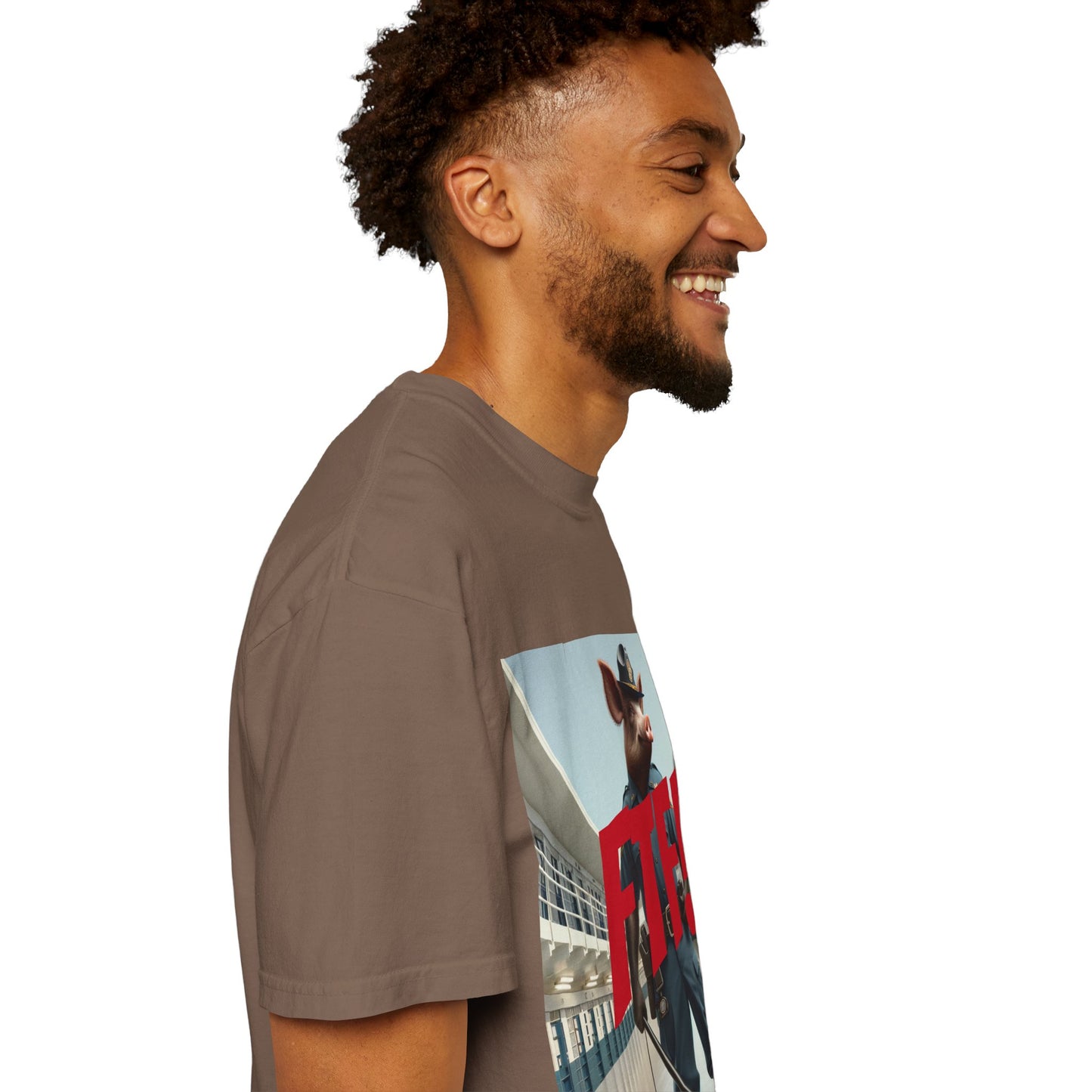 FTF! Unisex Garment-Dyed Tee - Bold Graphic Shirt for Trendsetters, Casual Wear, Gift for Friends, Street Style, Unique Wardrobe Must-Have
