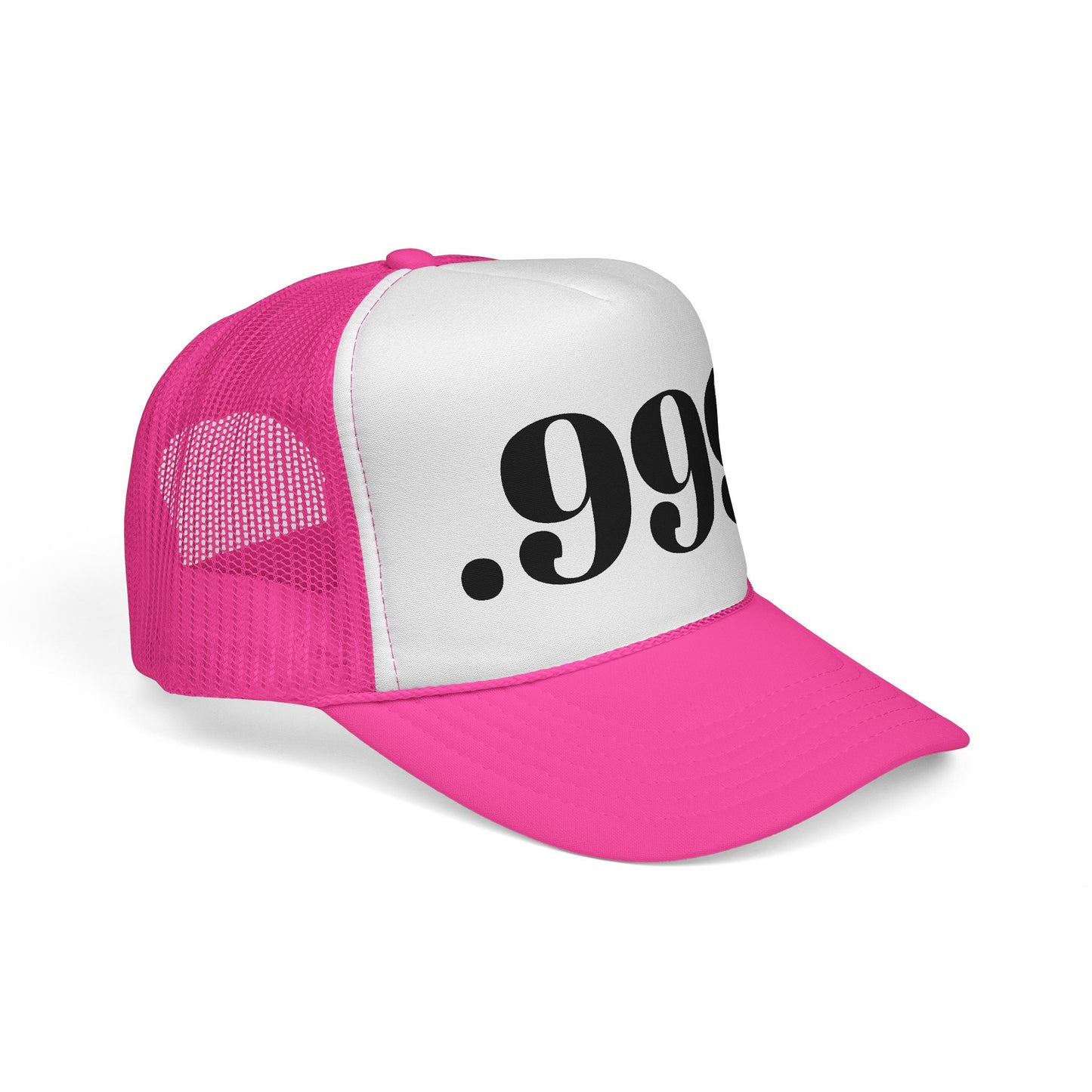 .999 Trucker Cap - Cool Casual Hat, Unique Gift for Dads, Summer BBQ, Outdoor Adventures, Statement Accessory