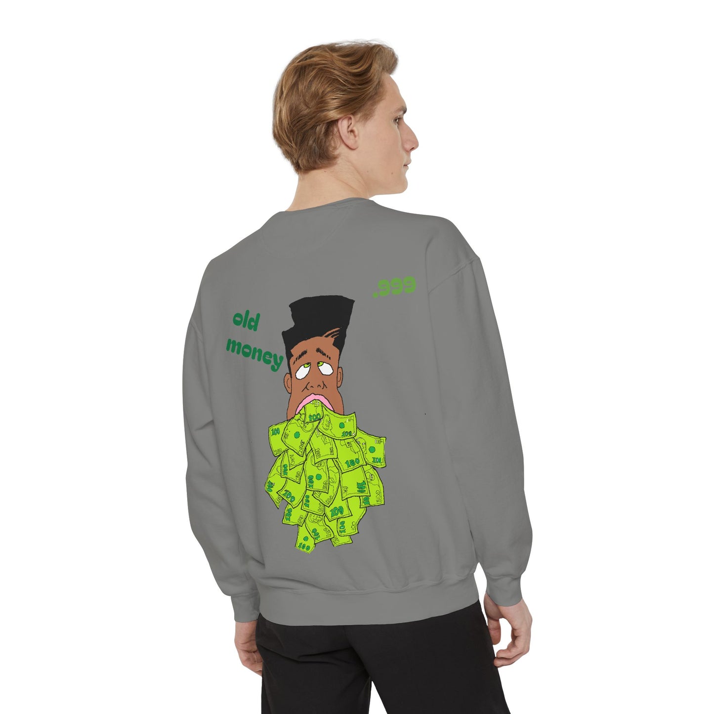 Old Money Vibe Unisex Sweatshirt, Vintage Graphic Sweater, Streetwear Fashion, Cozy Gift for Him/Her, Comfy Layering Piece
