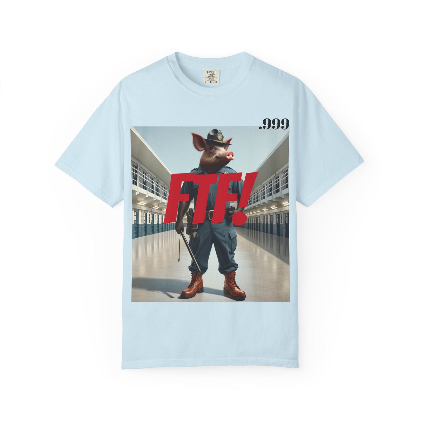 FTF! Unisex Garment-Dyed Tee - Bold Graphic Shirt for Trendsetters, Casual Wear, Gift for Friends, Street Style, Unique Wardrobe Must-Have