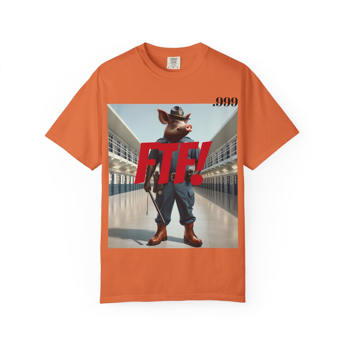 FTF! Unisex Garment-Dyed Tee - Bold Graphic Shirt for Trendsetters, Casual Wear, Gift for Friends, Street Style, Unique Wardrobe Must-Have