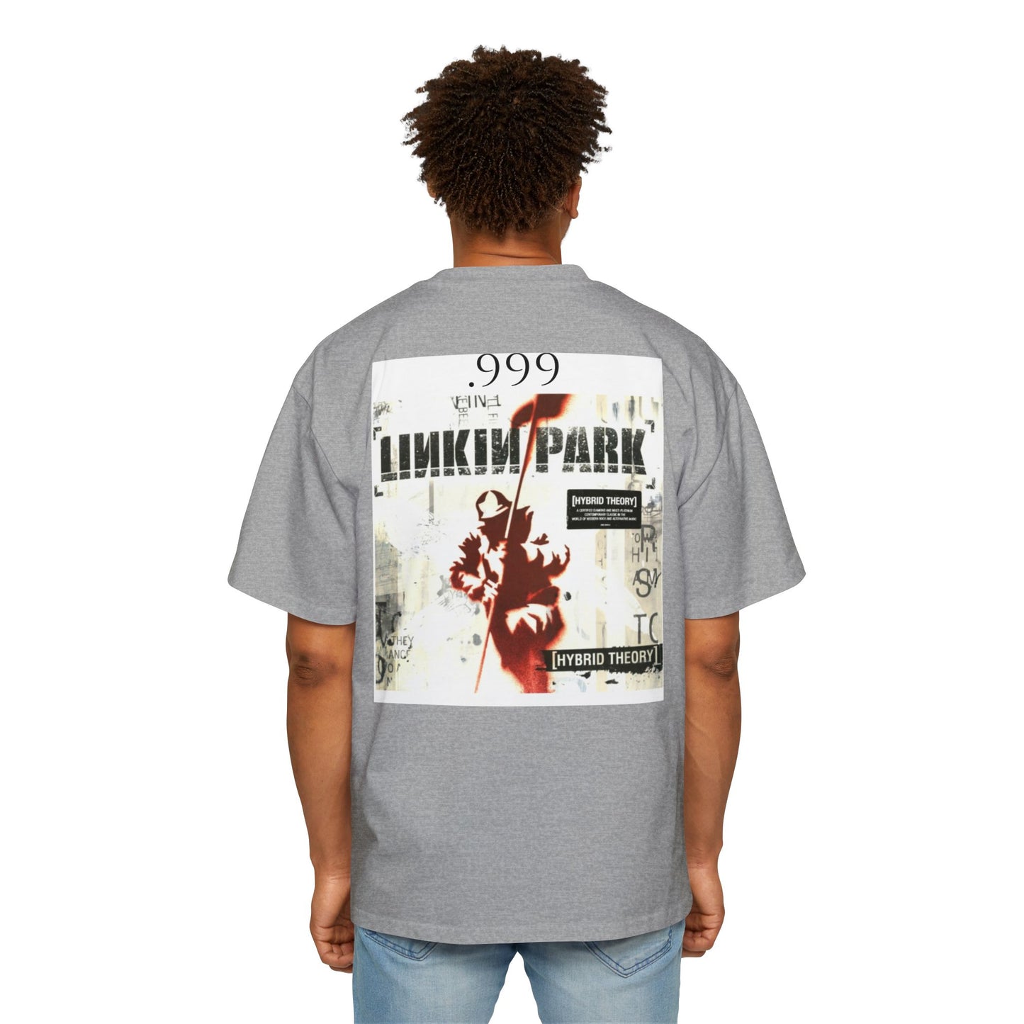 Men's Oversized Graphic Tee - Linkin Park Inspired, Casual Streetwear, Music Lover Gift, Alternative Fashion, Comfortable Tee