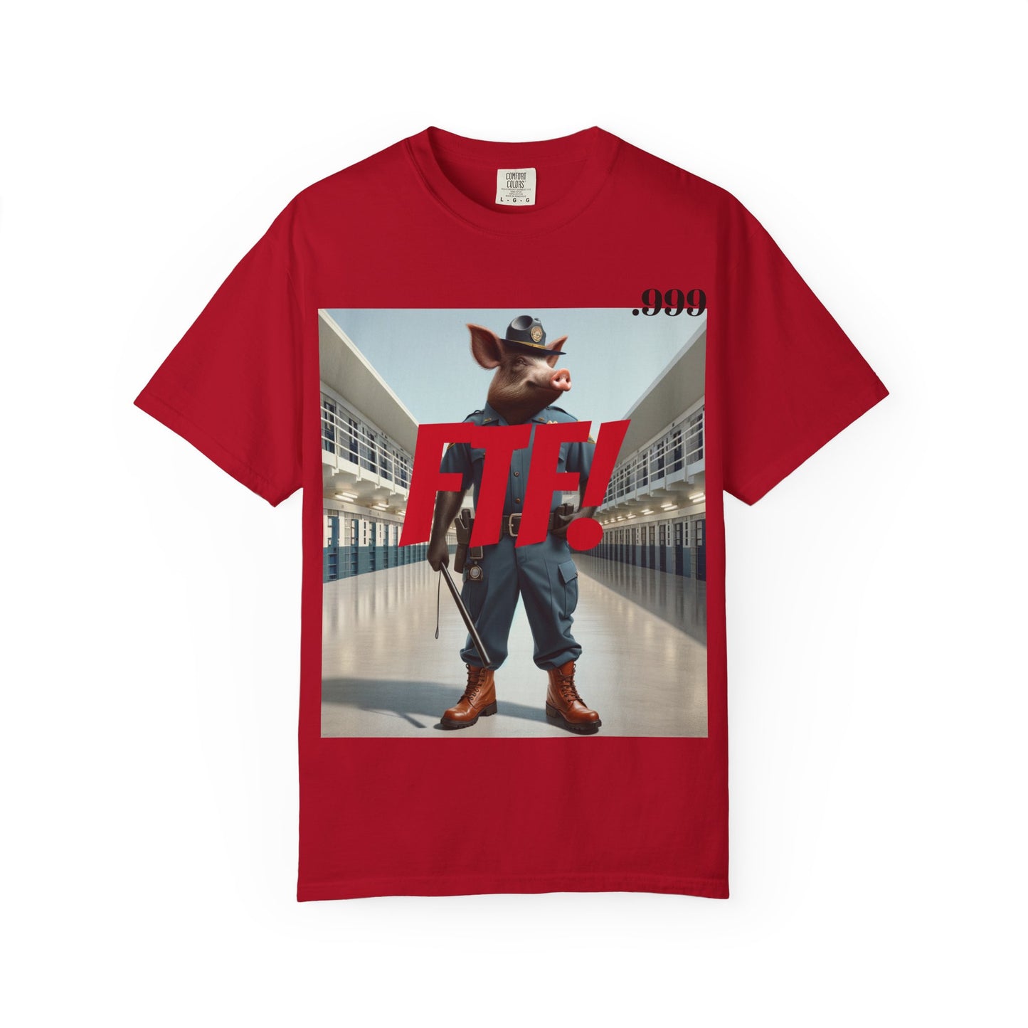FTF! Unisex Garment-Dyed Tee - Bold Graphic Shirt for Trendsetters, Casual Wear, Gift for Friends, Street Style, Unique Wardrobe Must-Have