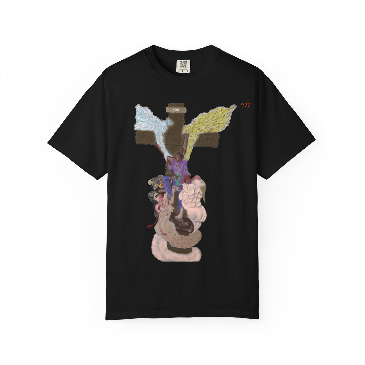 Spiritual Art T-shirt - Unique Garment-Dyed Tee for Self-Expression, Casual Wear, Gifts for Art Lovers, Street Style Fashion, [...]