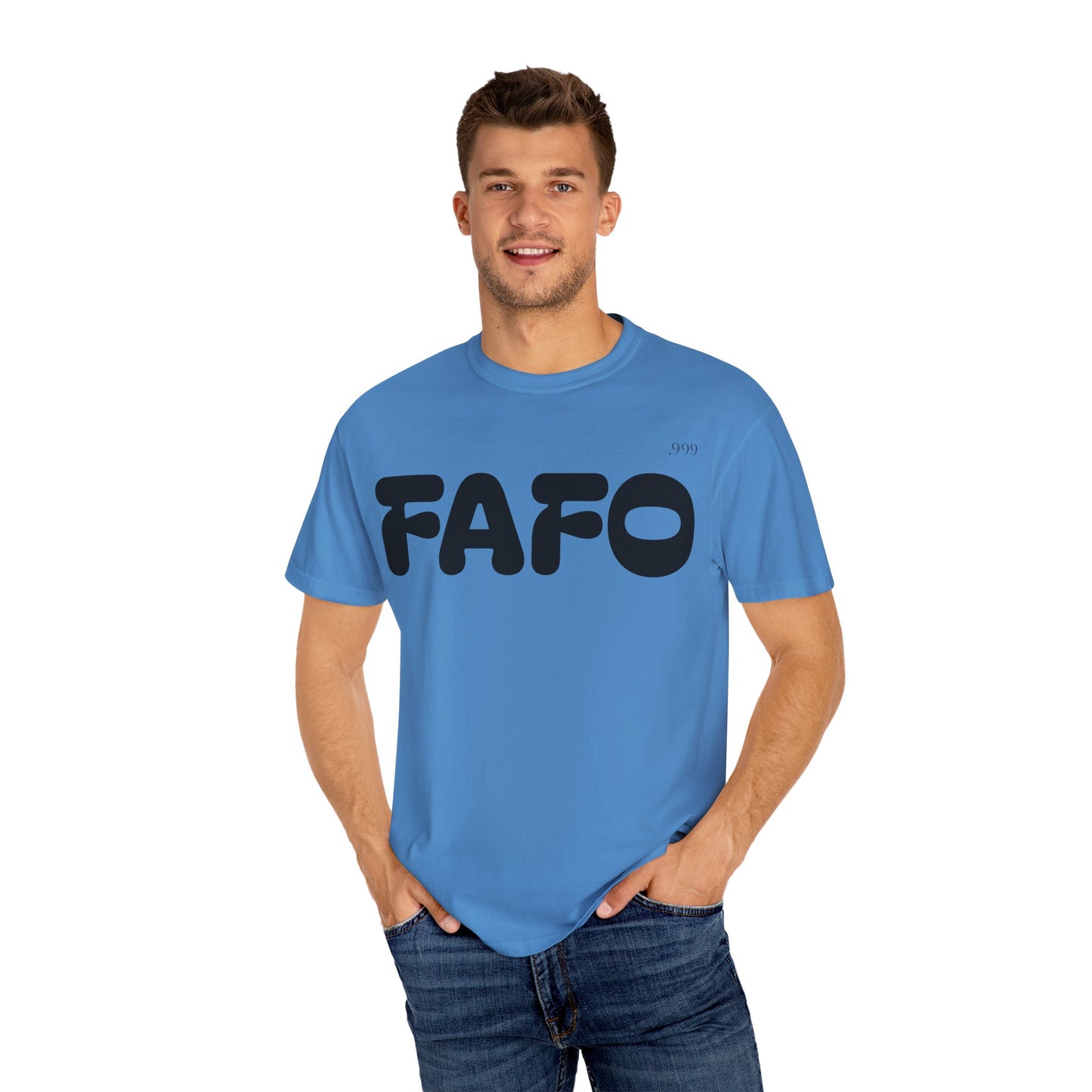 FAFO Unisex Garment-Dyed T-Shirt | Comfortable Casual Tee, Fun Gift for Friends, Everyday Wear, Birthday Surprise, Streetwear Style
