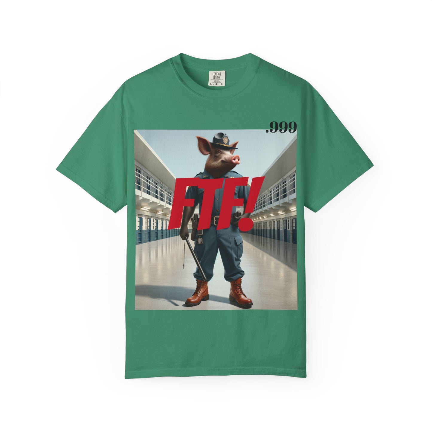 FTF! Unisex Garment-Dyed Tee - Bold Graphic Shirt for Trendsetters, Casual Wear, Gift for Friends, Street Style, Unique Wardrobe Must-Have
