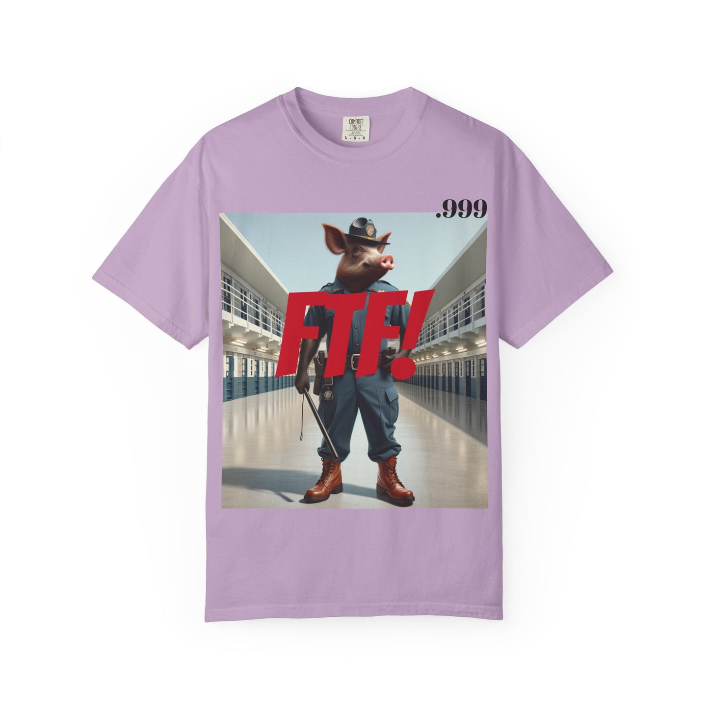 FTF! Unisex Garment-Dyed Tee - Bold Graphic Shirt for Trendsetters, Casual Wear, Gift for Friends, Street Style, Unique Wardrobe Must-Have