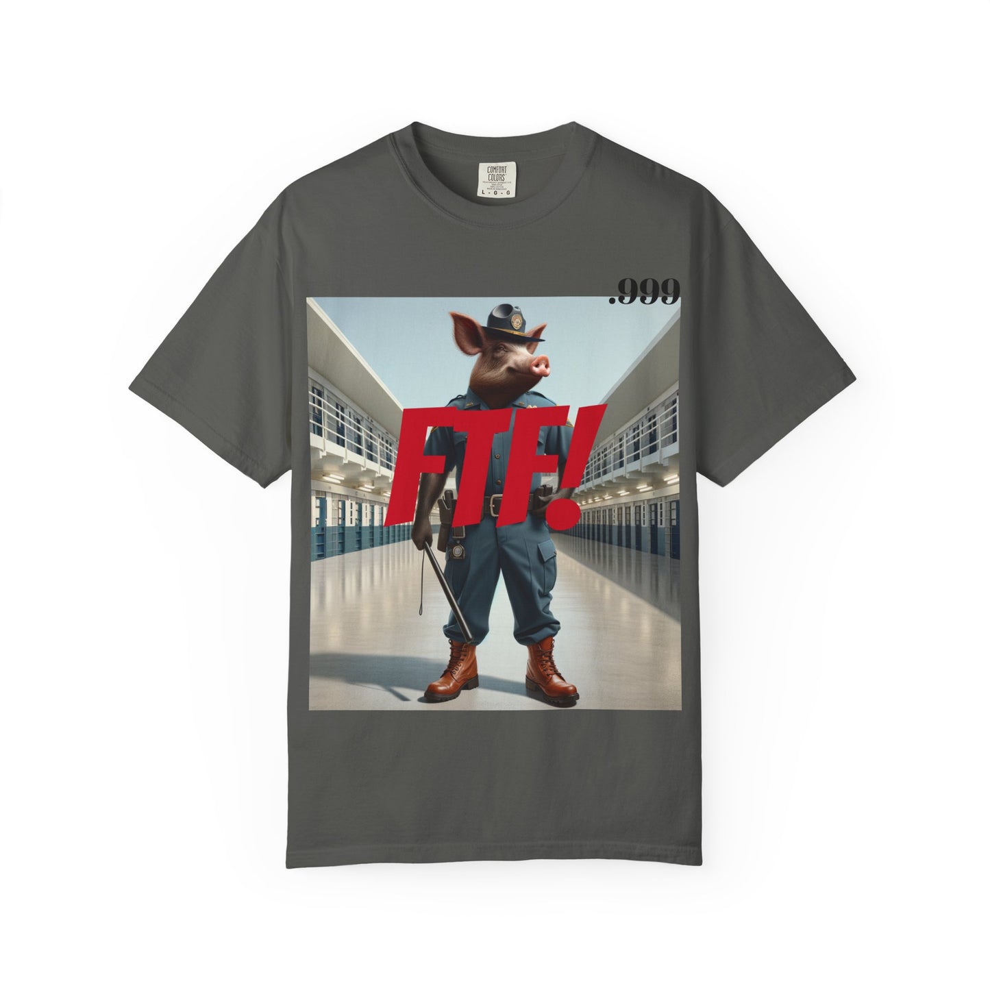 FTF! Unisex Garment-Dyed Tee - Bold Graphic Shirt for Trendsetters, Casual Wear, Gift for Friends, Street Style, Unique Wardrobe Must-Have