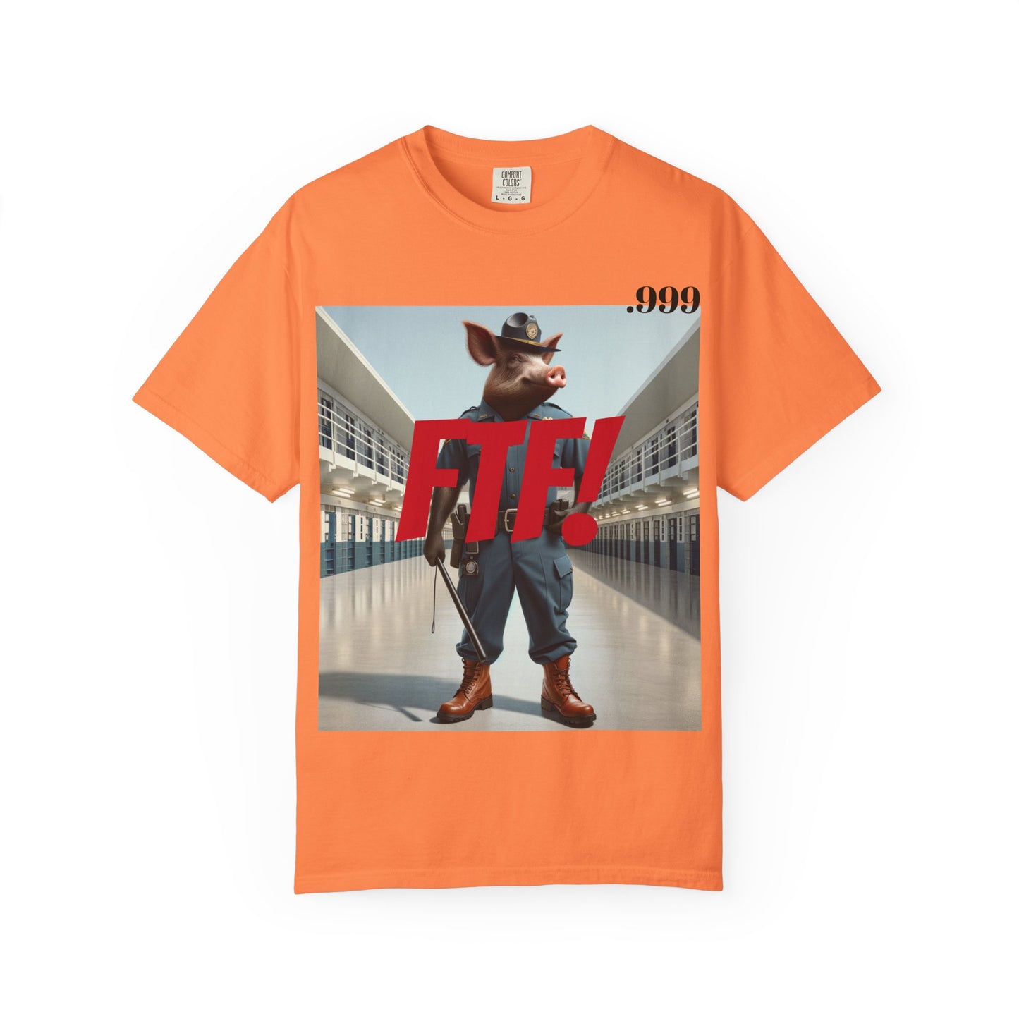 FTF! Unisex Garment-Dyed Tee - Bold Graphic Shirt for Trendsetters, Casual Wear, Gift for Friends, Street Style, Unique Wardrobe Must-Have