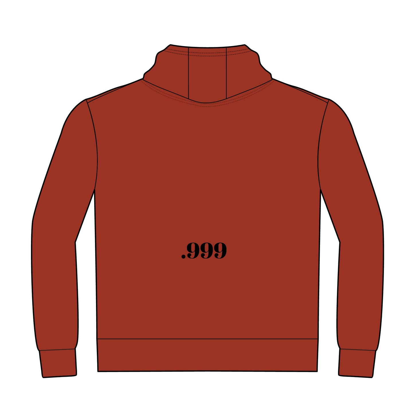 .999 Minimalist Hoodie, Unisex Casual Pullover, Comfortable Streetwear, Gift for Men and Women, Perfect for Every Occasion