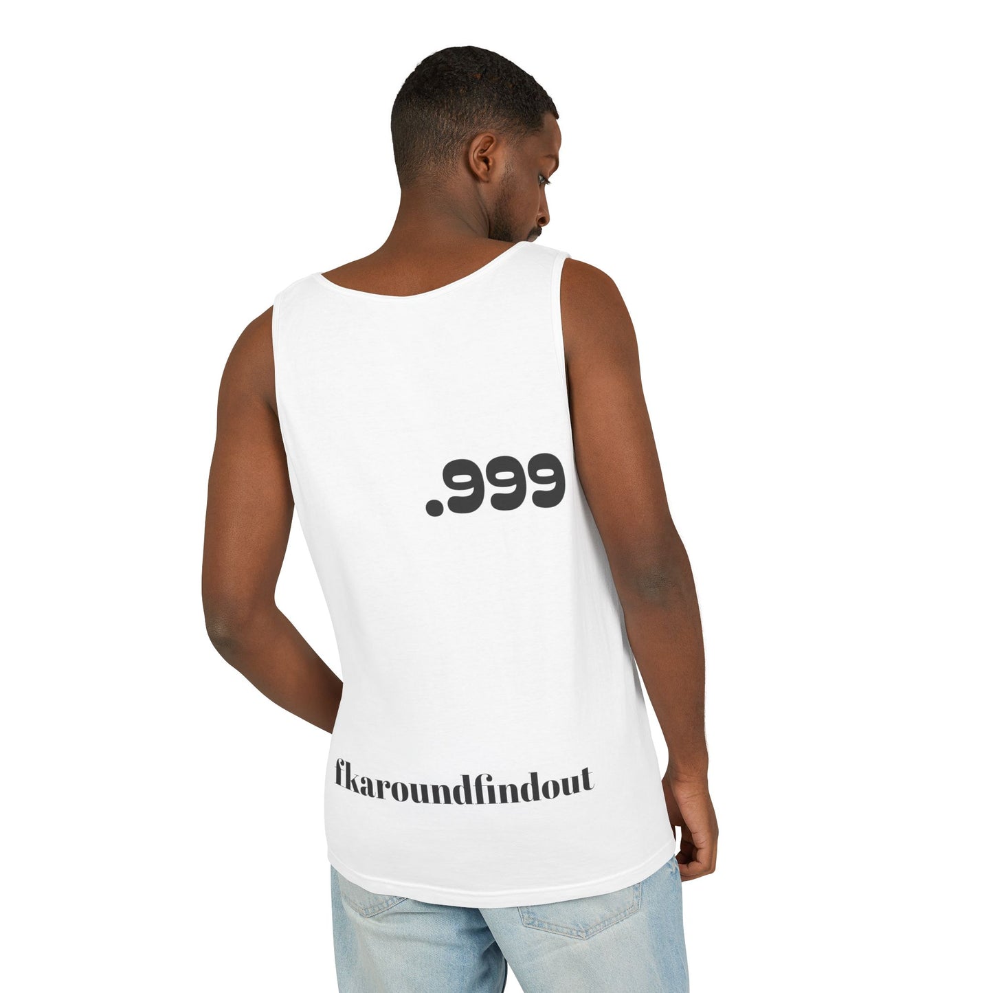 Trendy Unisex Tank Top with FAFO Design, Summer Essential, Casual Wear, Gift for Friends, Beach Outfit